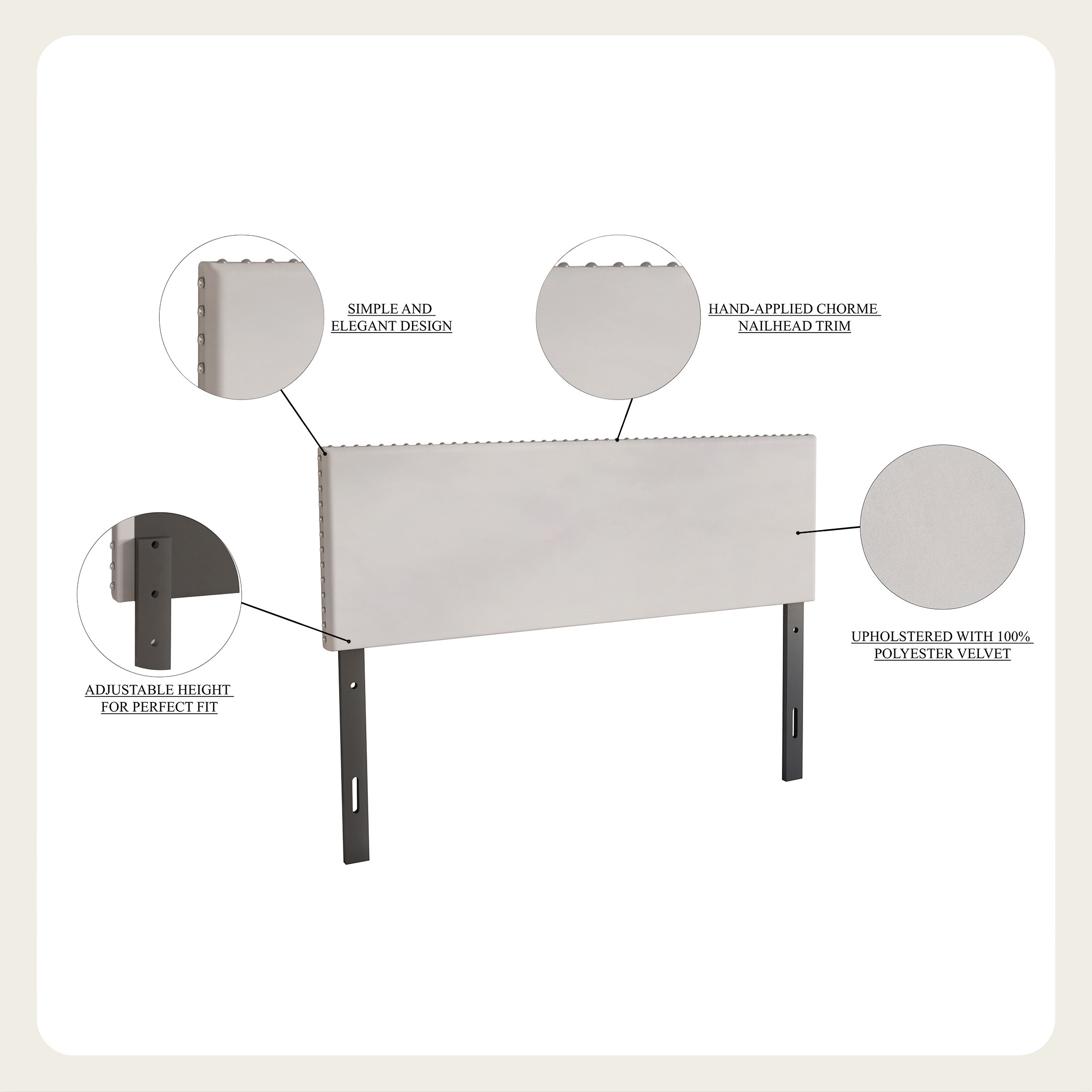CasePiece C8376FUHB-BG-VV Upholstered-Headboards - View #7