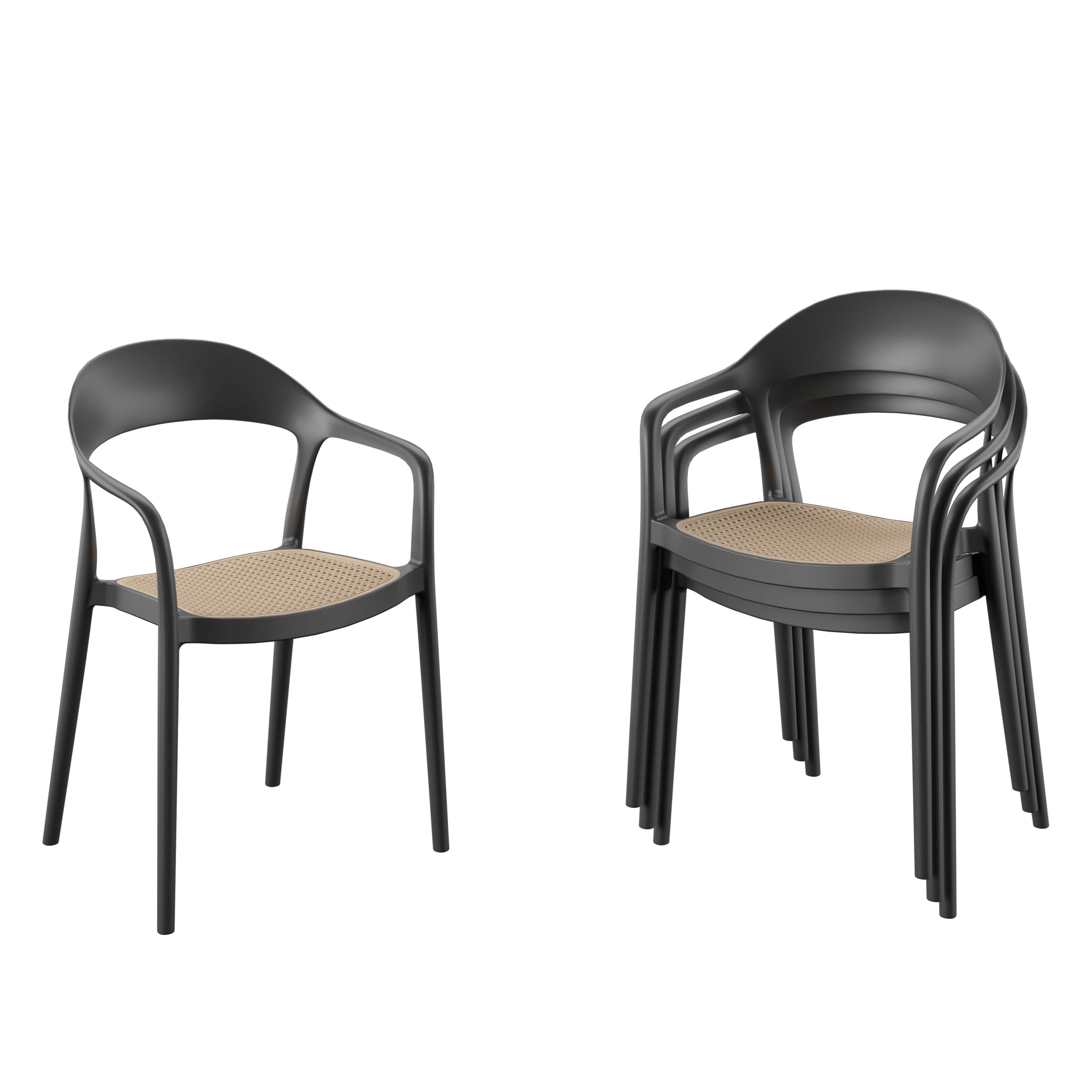Amazonia IBIS-6-CARA-BK Patio-Dining-Sets - View #5