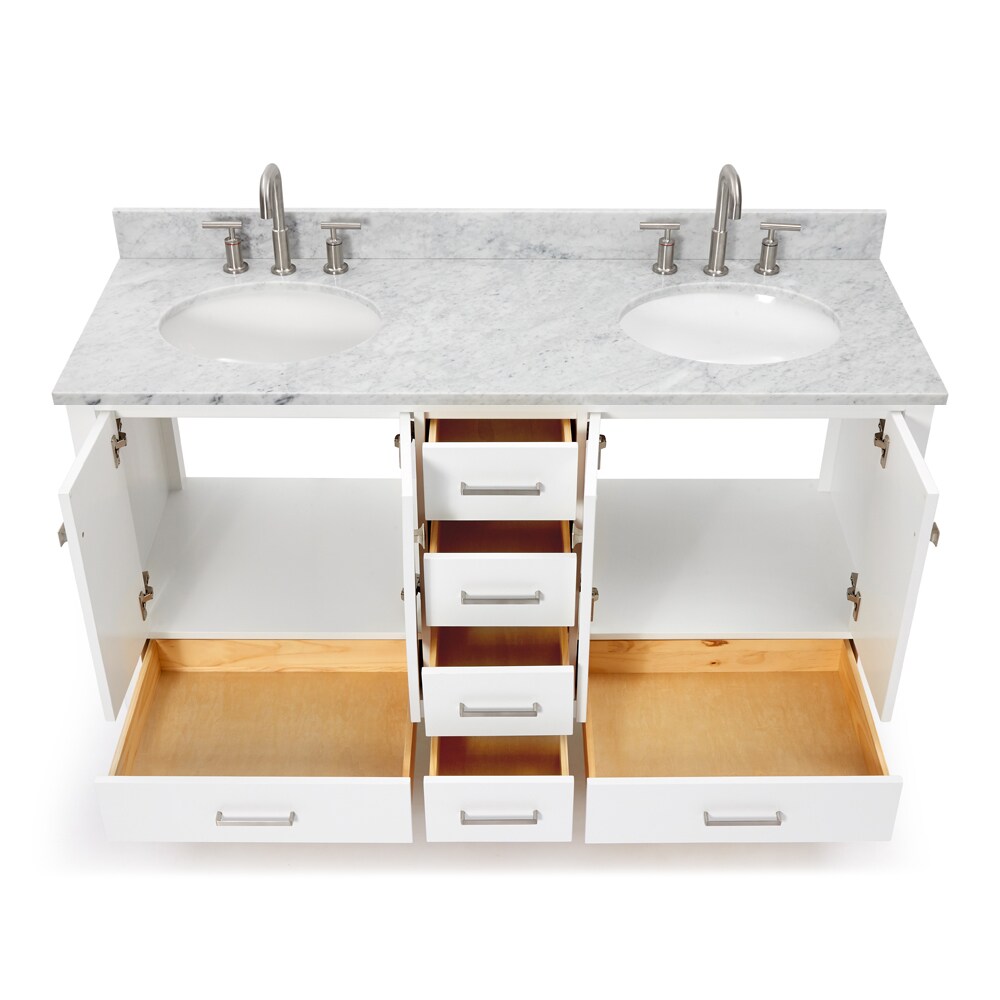 ARIEL A061DCW2OVOWHT Bath-Vanity-Combo - View #6