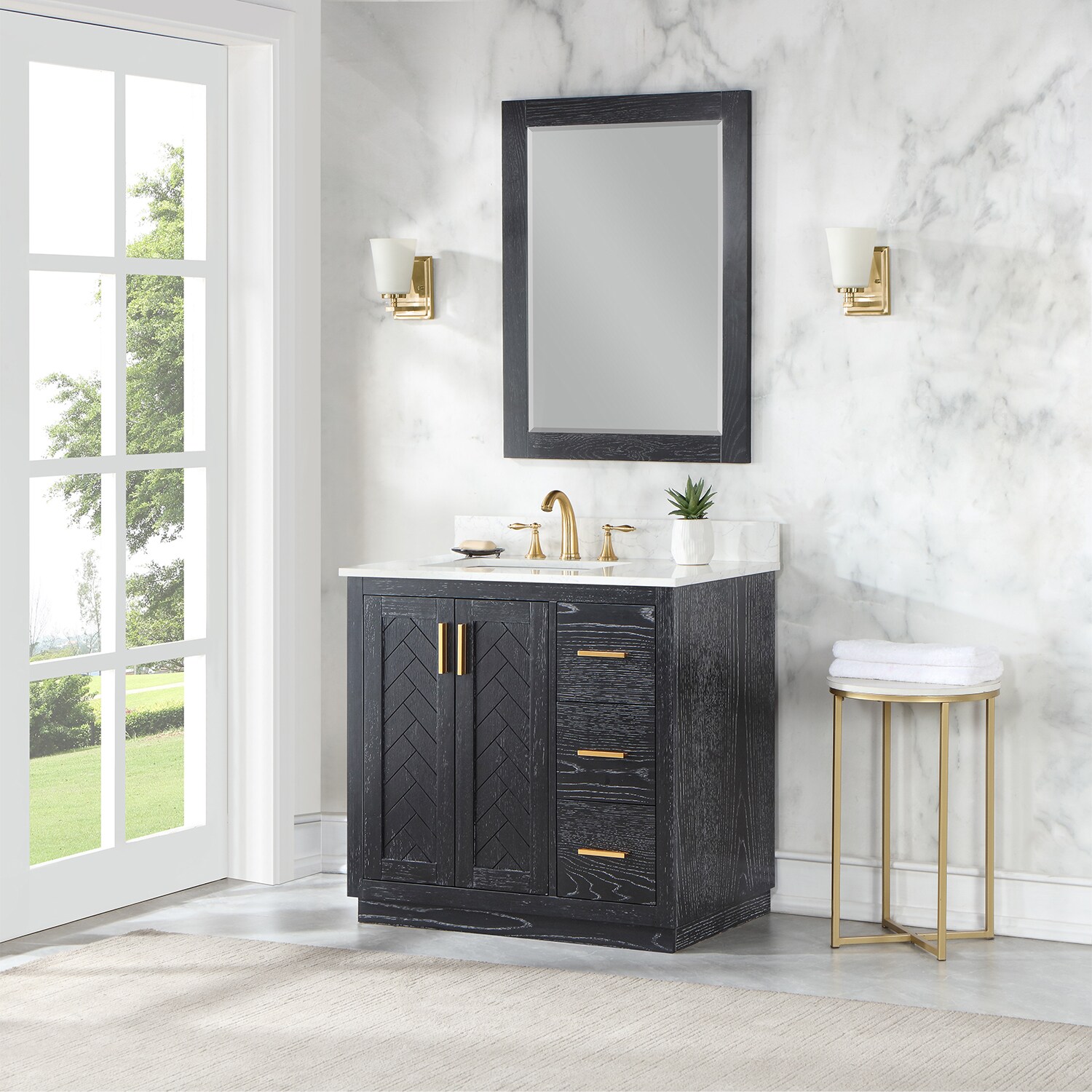 Altair 543036-BO-GW Bath-Vanity-Combo - View #3