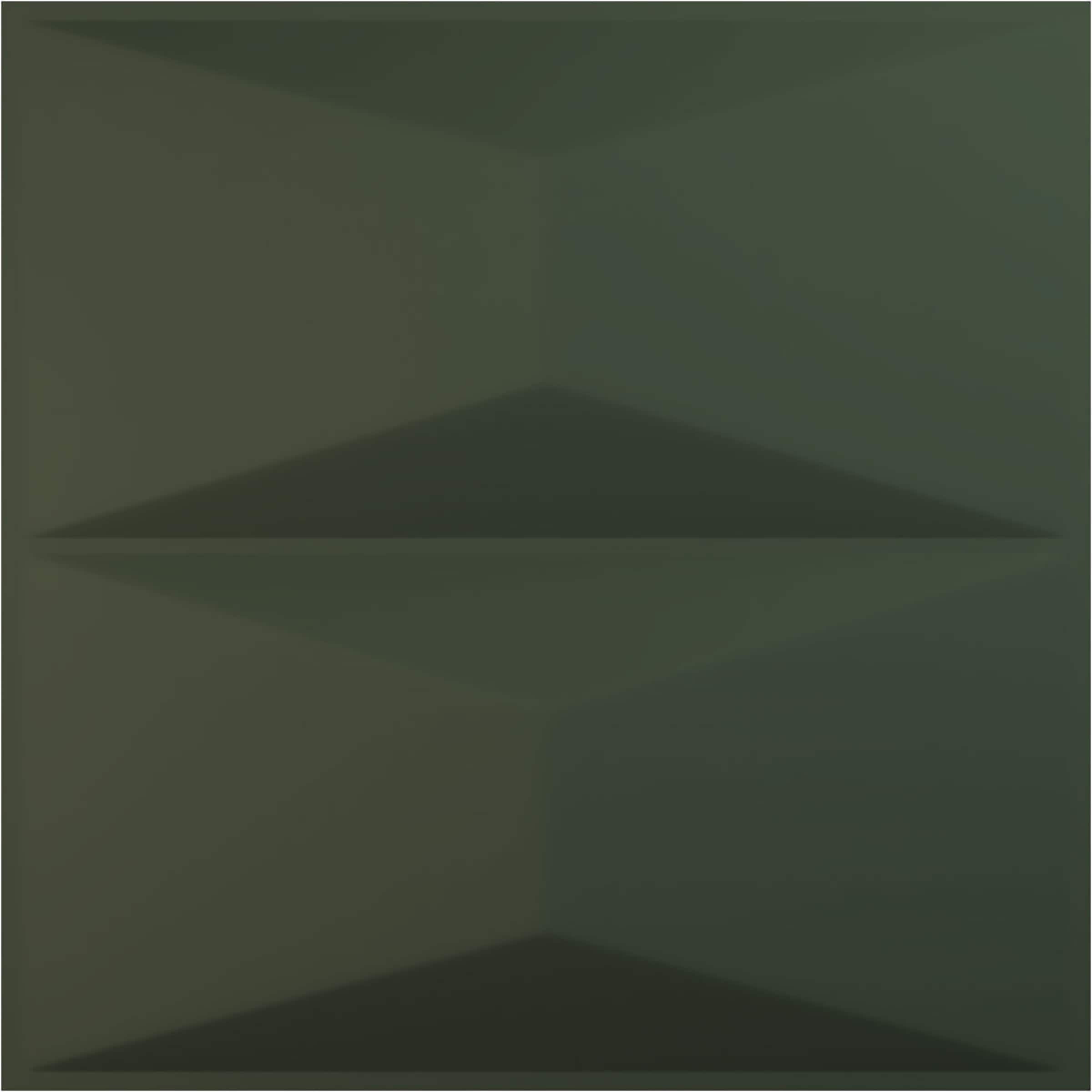 Ekena Millwork WP12X12ABGHC-CASE-12 11-7/8-in x 11-7/8-in Embossed Paintable/Stainable Green PVC Wall Panel ( 12 -Pack, Covers 11.76-sq ft )
