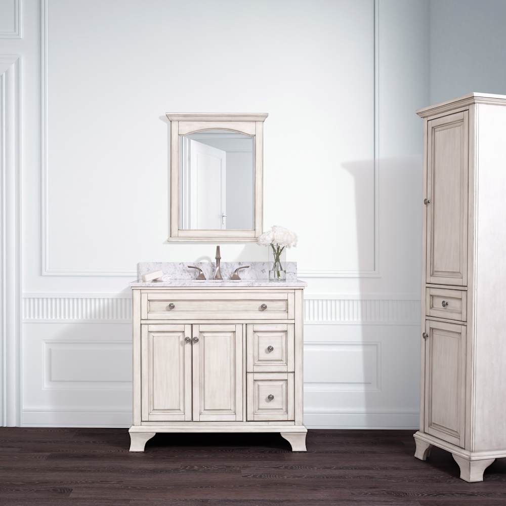 Miseno MM-C24-WH Framed-Bath-Mirrors - View #2