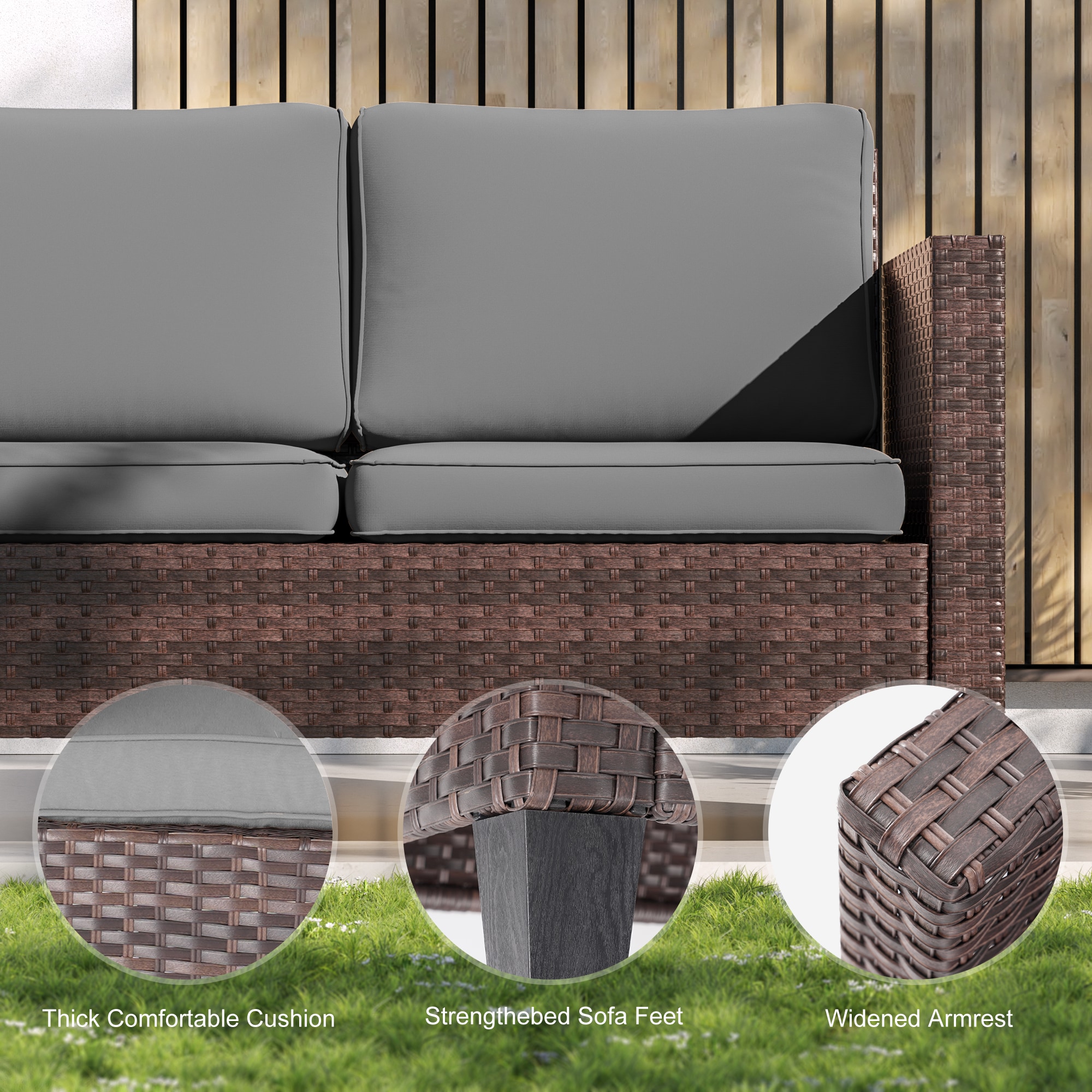 ACEGOSES LW-PS-115BGY-D1 Patio-Conversation-Sets - View #5