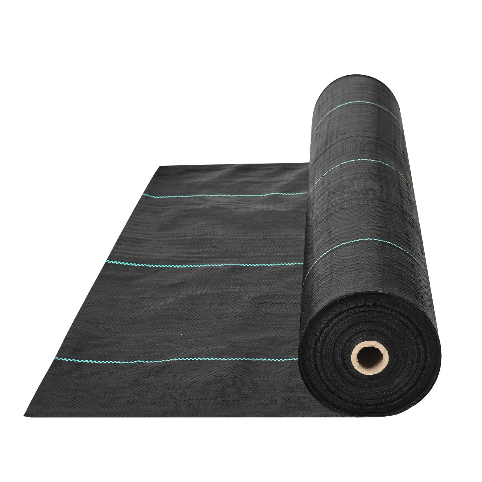 Mecale 300-ft x 6-ft 3-oz Polypropylene Weed Barrier Landscape Fabric for driveway underlayment and greenhouse lanes