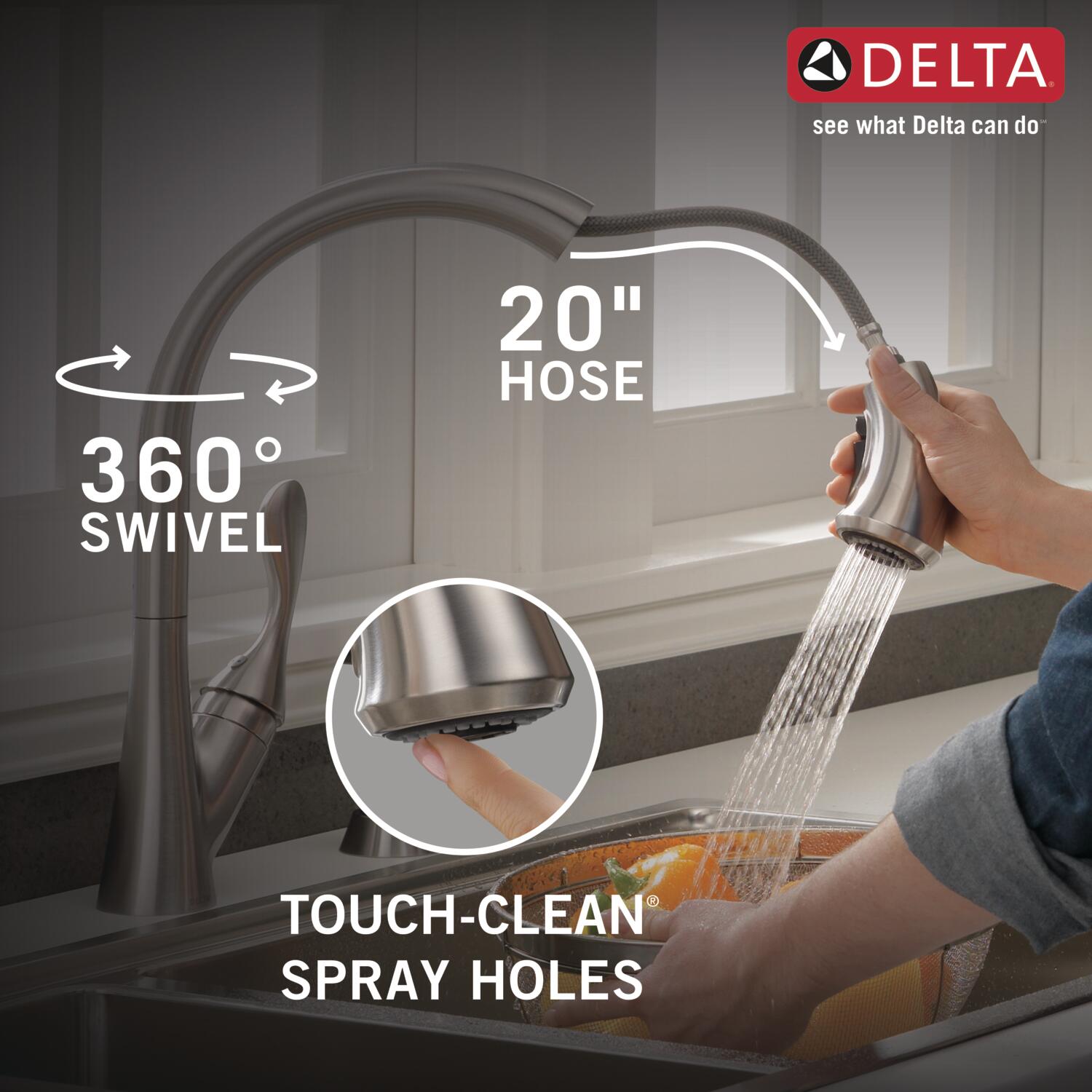 Delta 19922Z-SSSD-DST Kitchen-Faucets - View #7