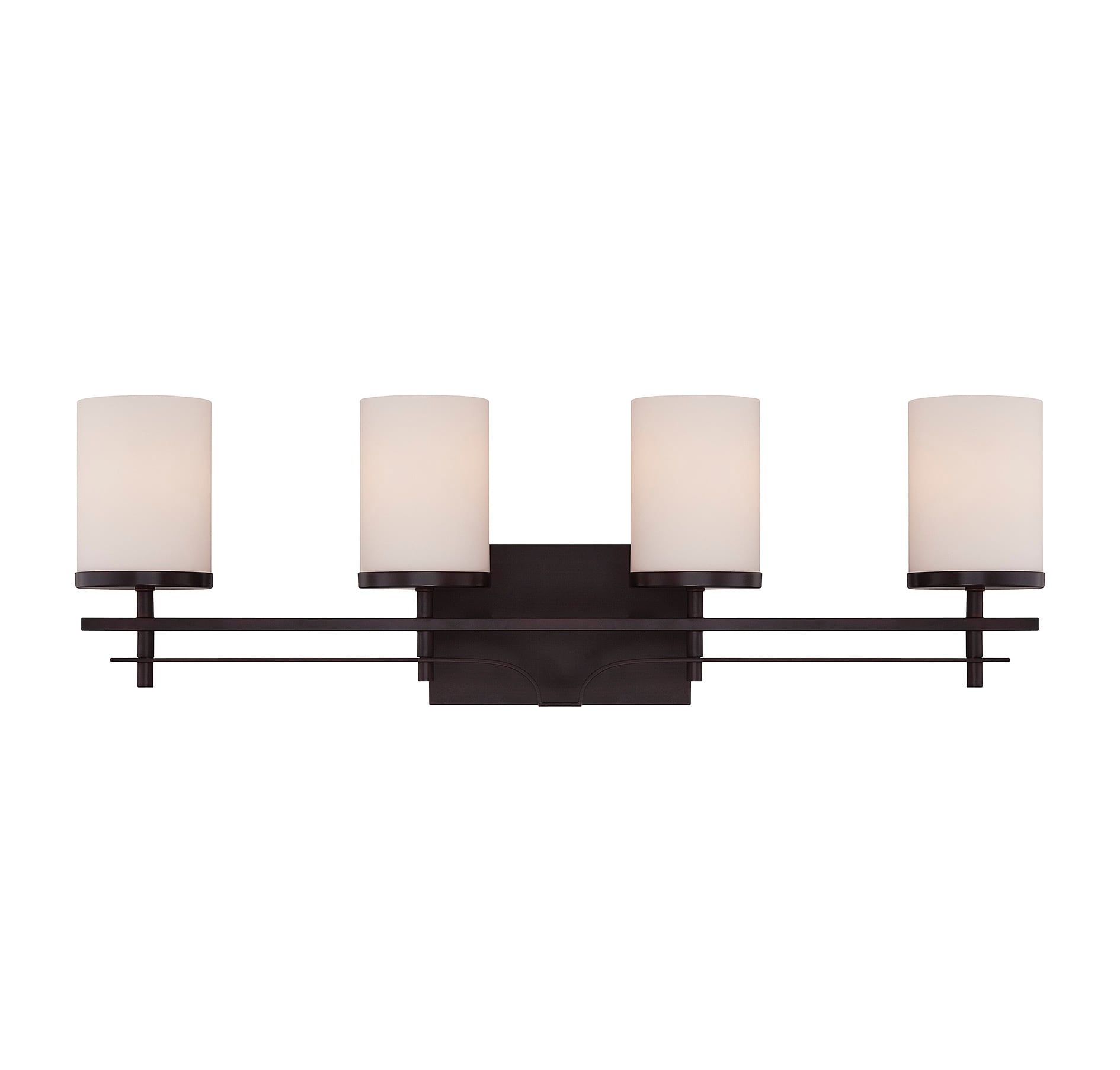 Savoy House Essentials 8-338-4-13 Colton 28.5-in 4 -Light Brushed Bronze Transitional Vanity light