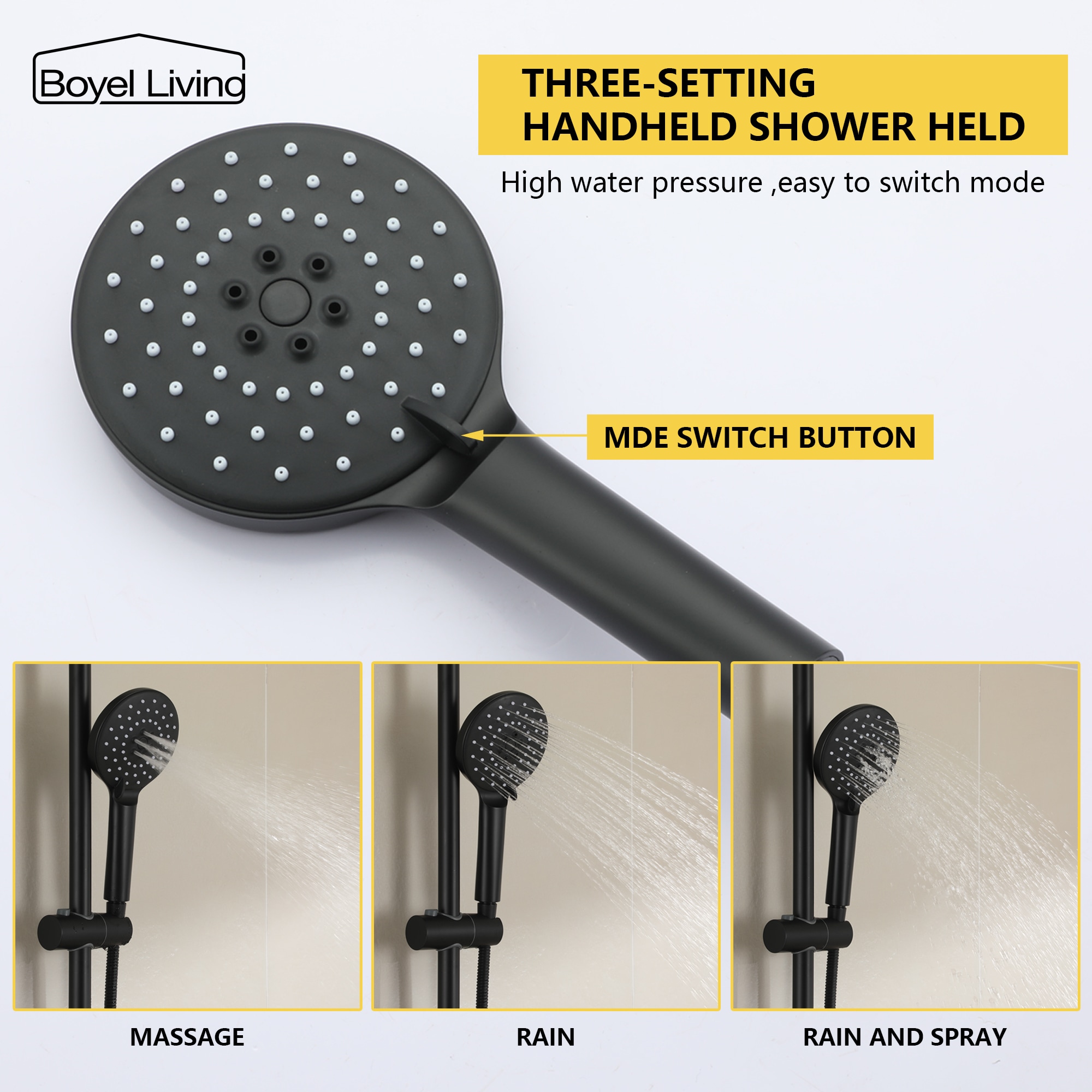 Clihome CHMS-MB-H1105 Showerhead-Bar-Panels - View #5