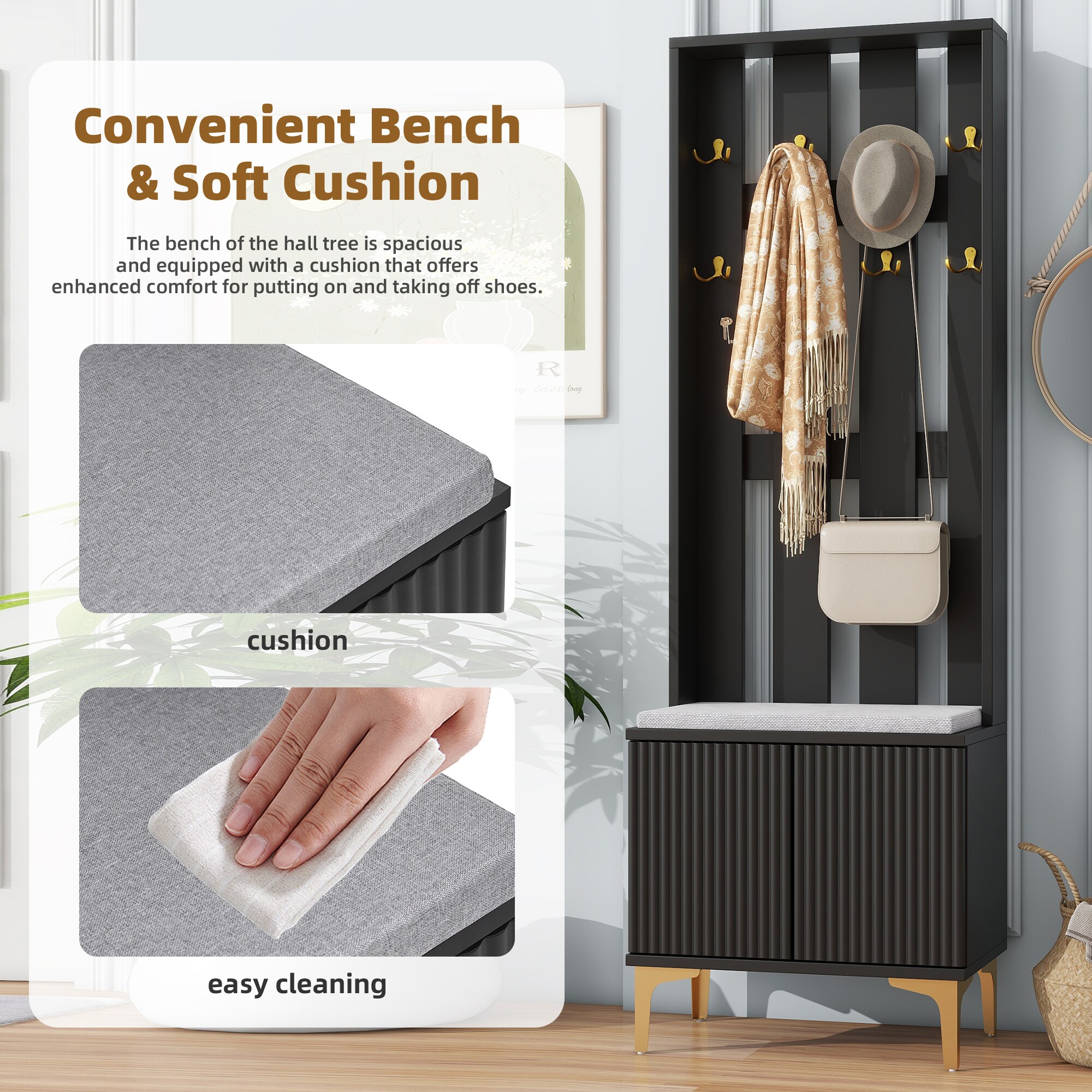 Bybafun YA2500171 Hall-Trees - View #5