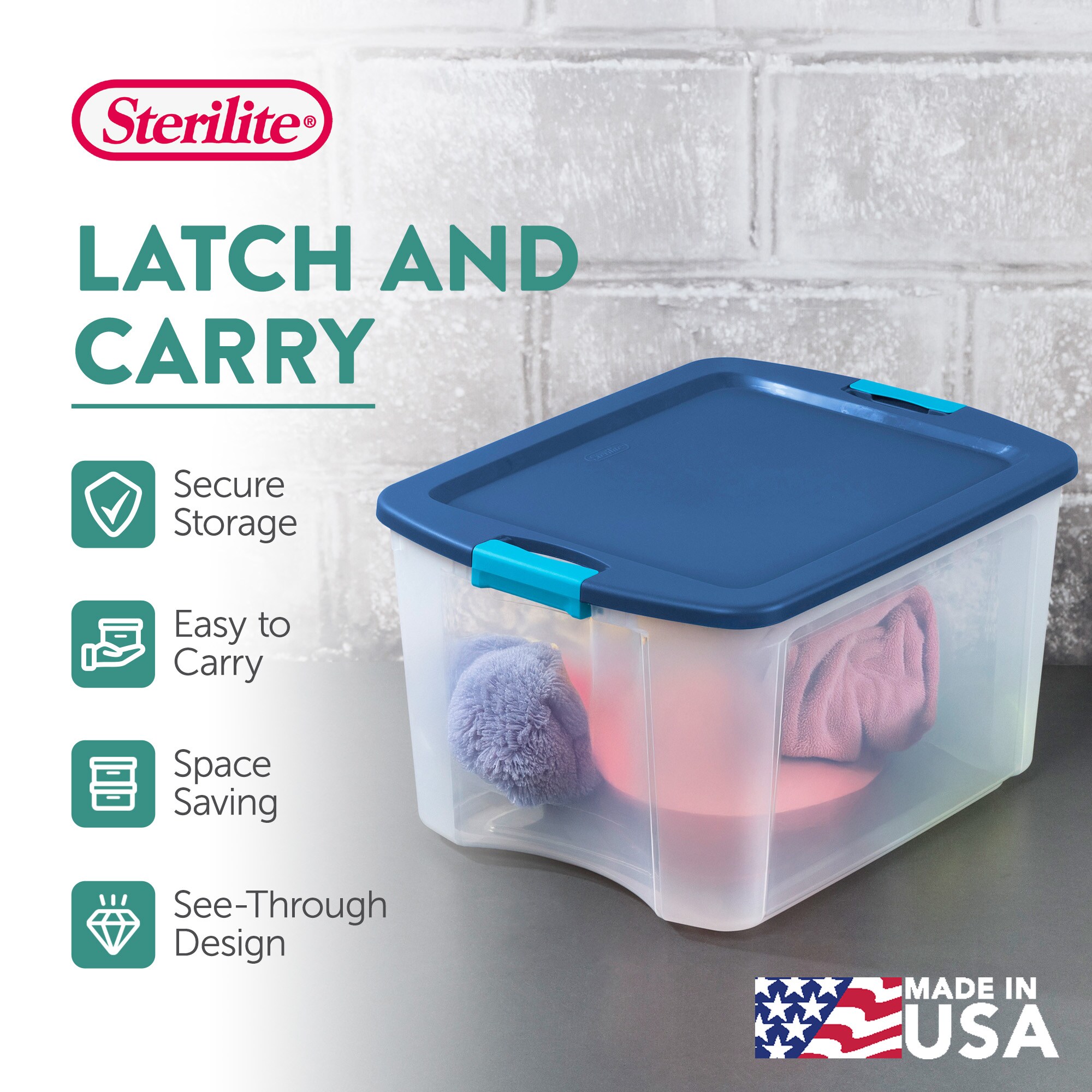 Sterilite 55417 Plastic-Storage-Totes - View #3