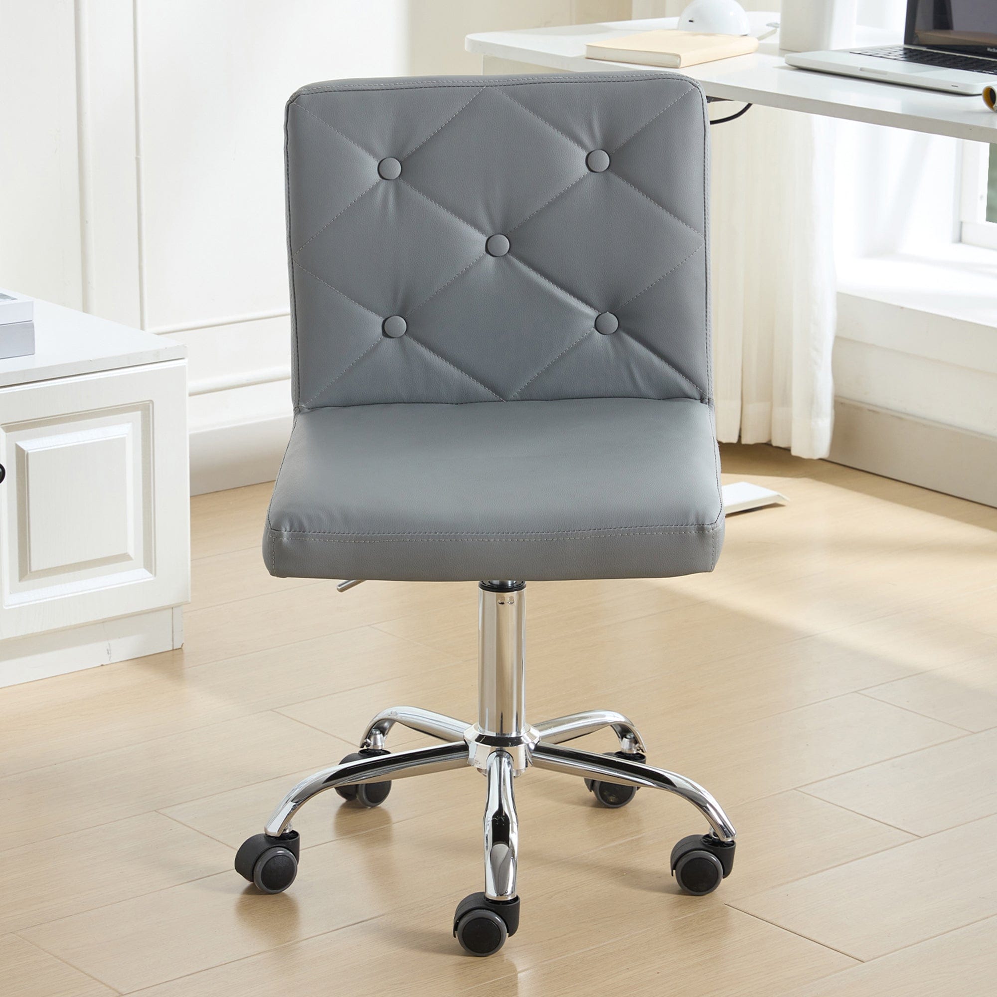 Vecelo LOE-OC05-LGRY Office-Chairs - View #2