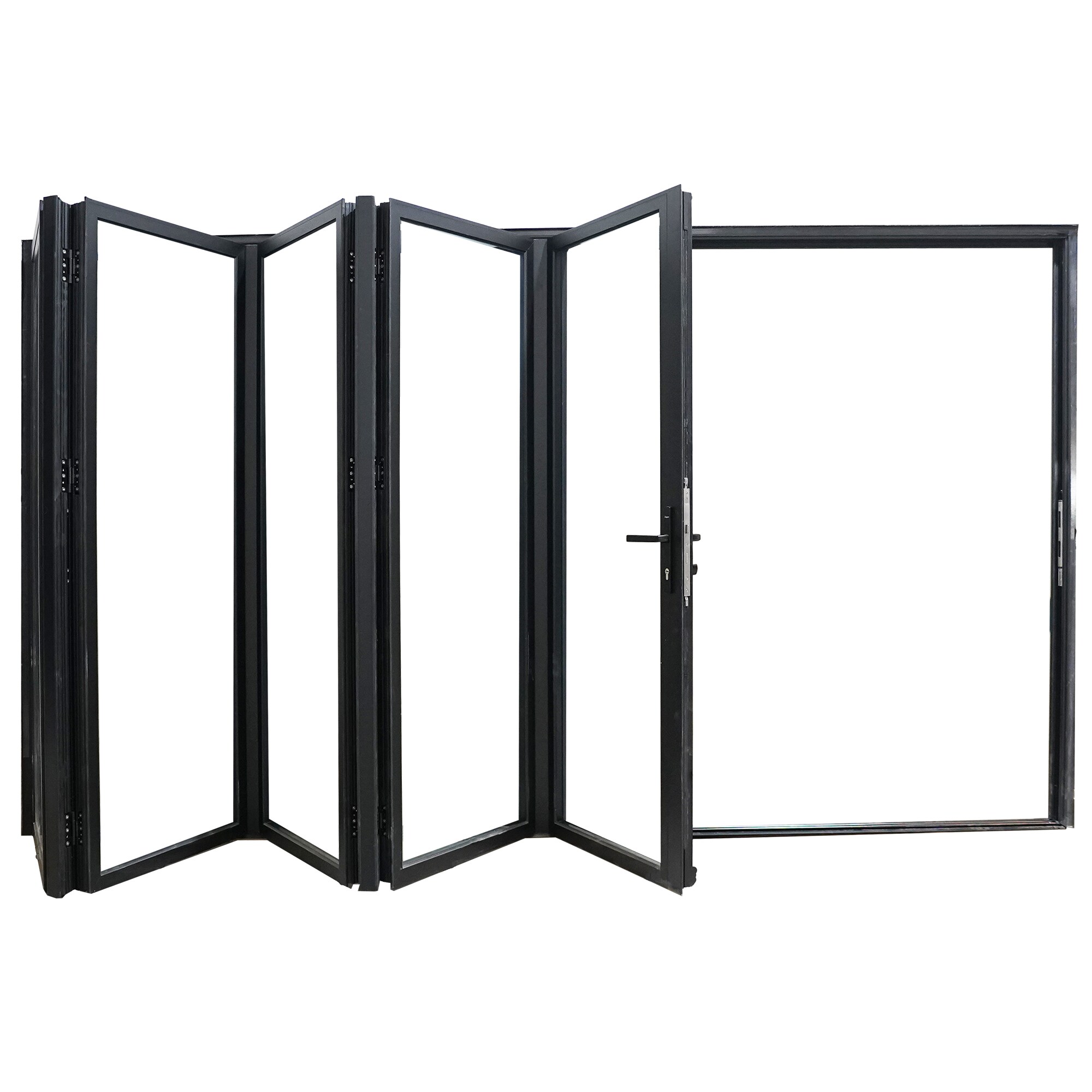 Teza Doors & Windows 85 Series 144-in x 80-in Universal Handing Matte ...