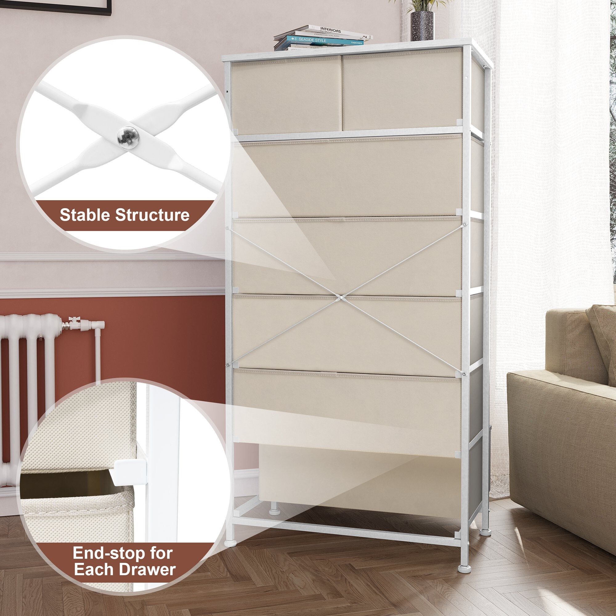 CloudFly CL-HD024BEI dressers - View #4