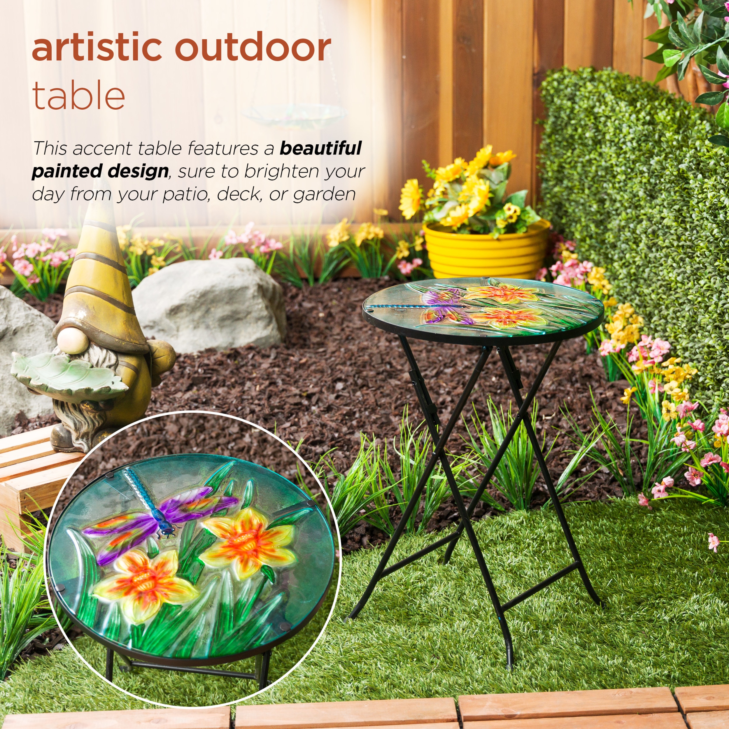 Alpine Corporation KBD163T-14 Patio-Tables - View #6