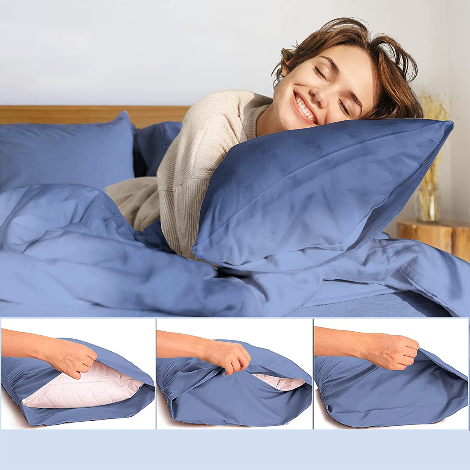 LuxClub B09F73JX8K Sheet-Sets - View #2