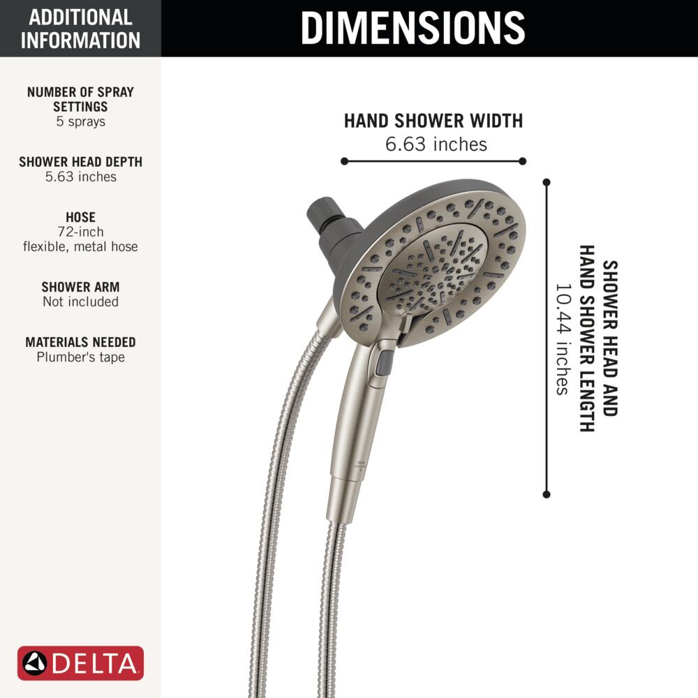 Delta 75578DSN Fixed-Showerhead - View #4
