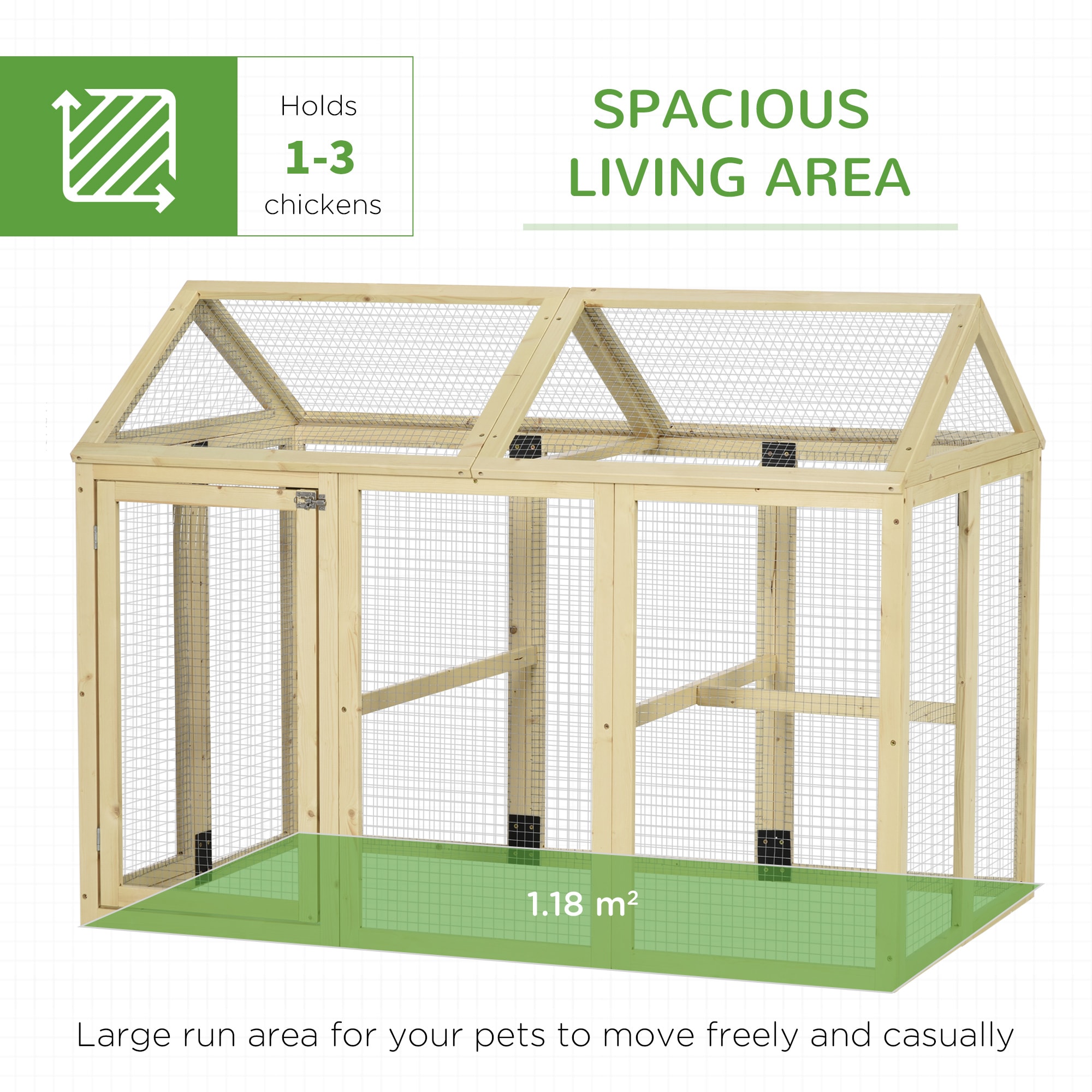 Siavonce XH00518 Chicken-Coops-Rabbit-Hutches - View #5