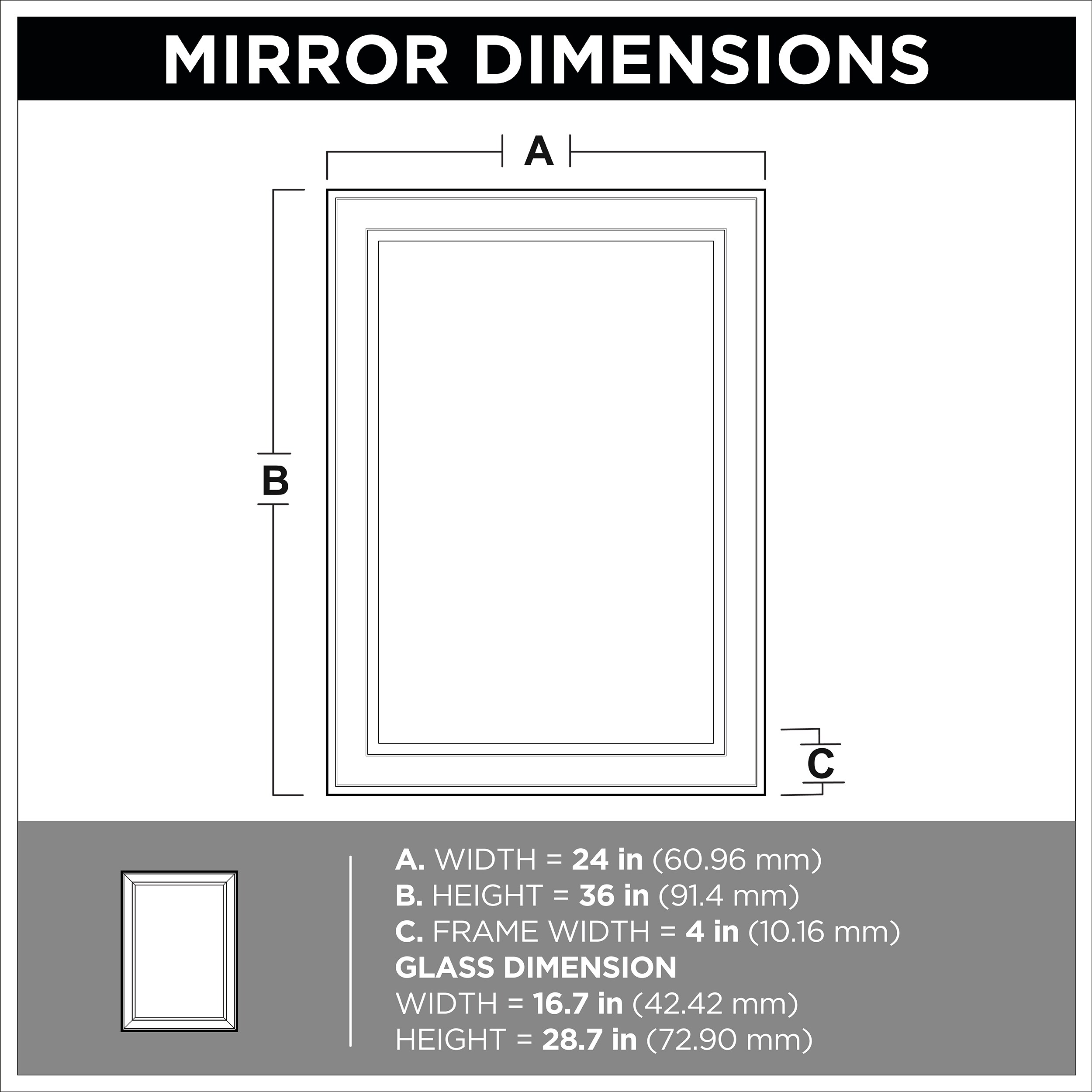 Delta RRFTB24-TWW-R Decor-Mirrors - View #7