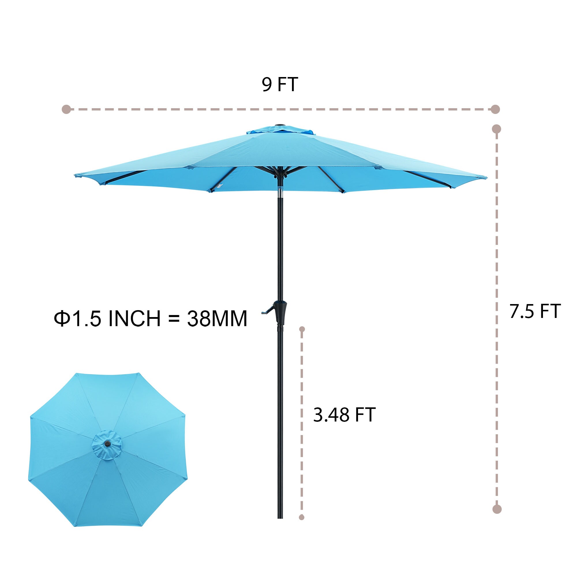 Damerin Z-PU43 Umbrellas-2 - View #4