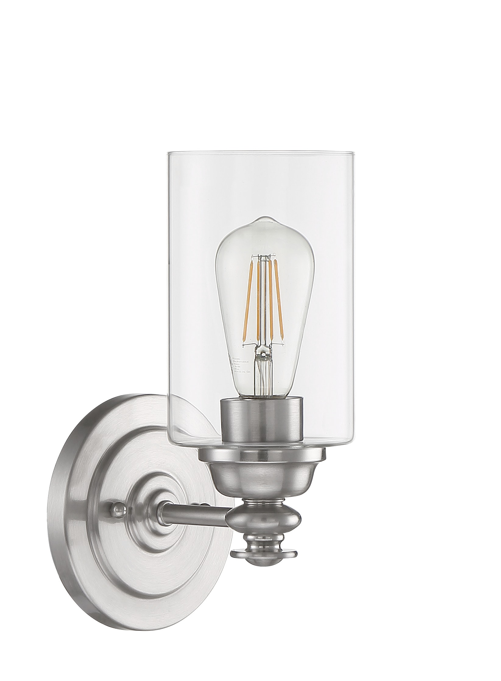 Craftmade 49801-BNK-C Dardyn 5.5-in 1 -Light Brushed Nickel Transitional Vanity light