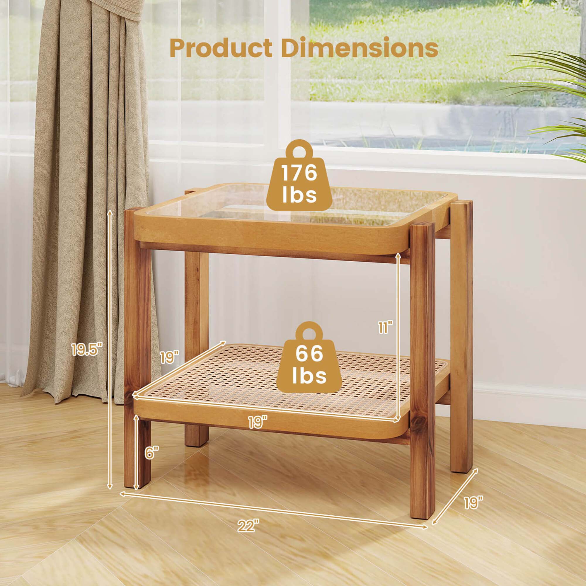 Costway HCST04754 End-Tables - View #2
