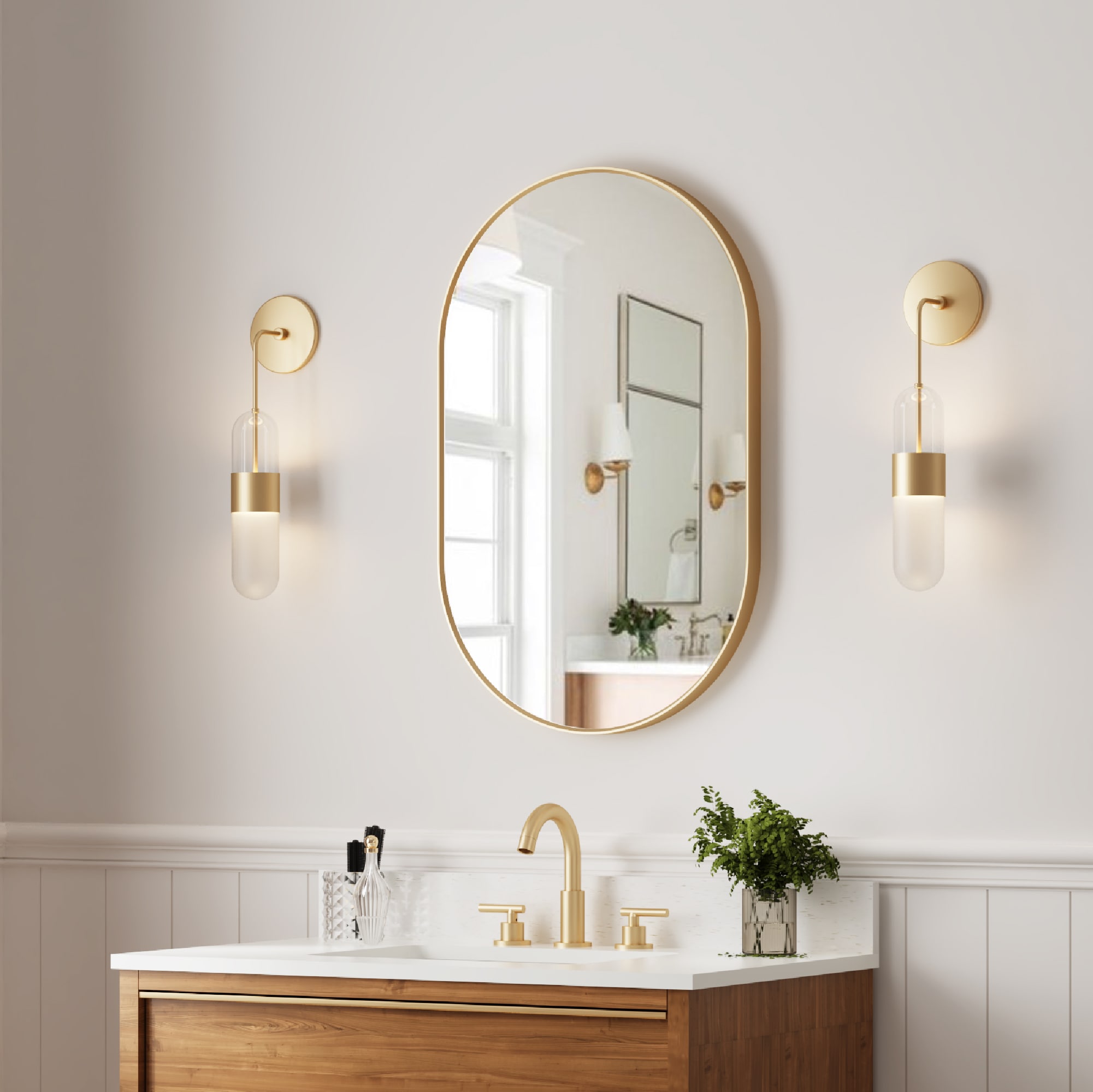 Forclover CNE-W40931565 Framed-Bath-Mirrors - View #2
