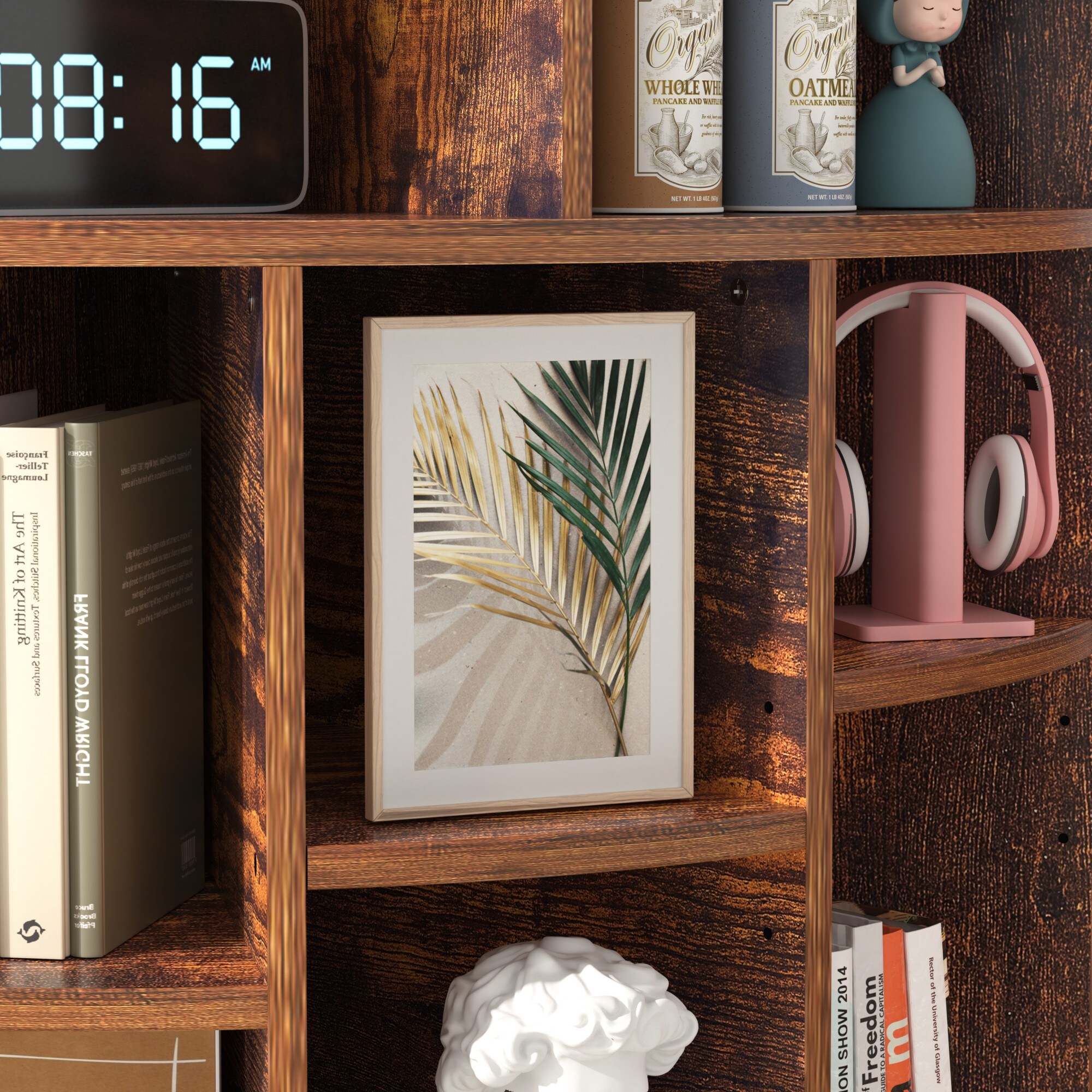 Vecelo LOE-CS15-BRN-UP bookcases - View #5