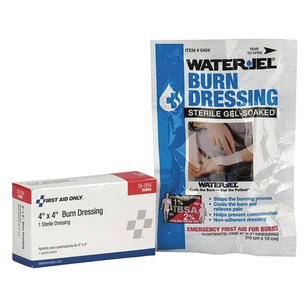 First Aid Only SmartCompliance Refill Burn Dressing For Unitized and First Aid Stations 4 in x 4 in White #16-004