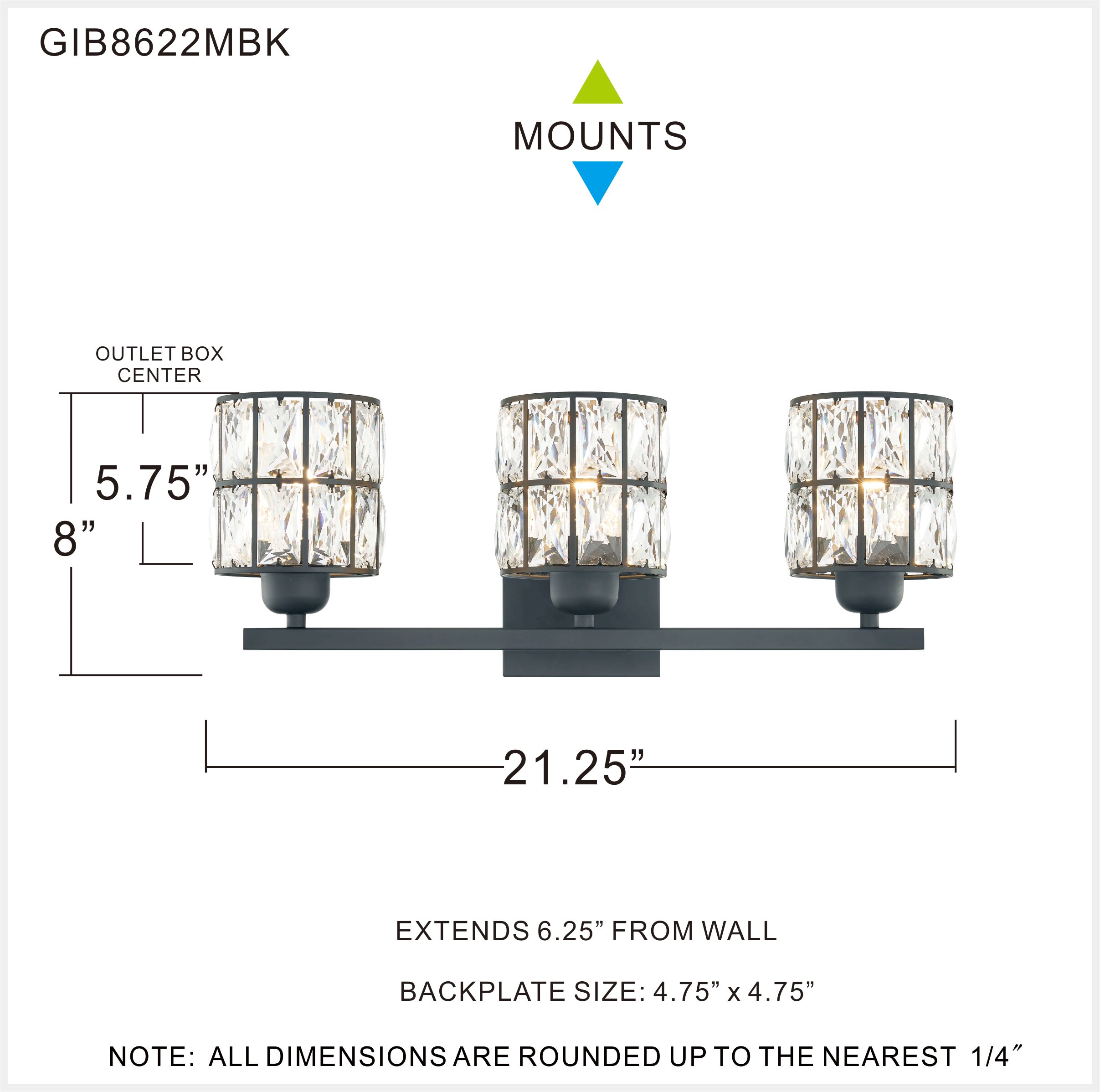 Quoizel GIB8622MBK b089995 - View #6