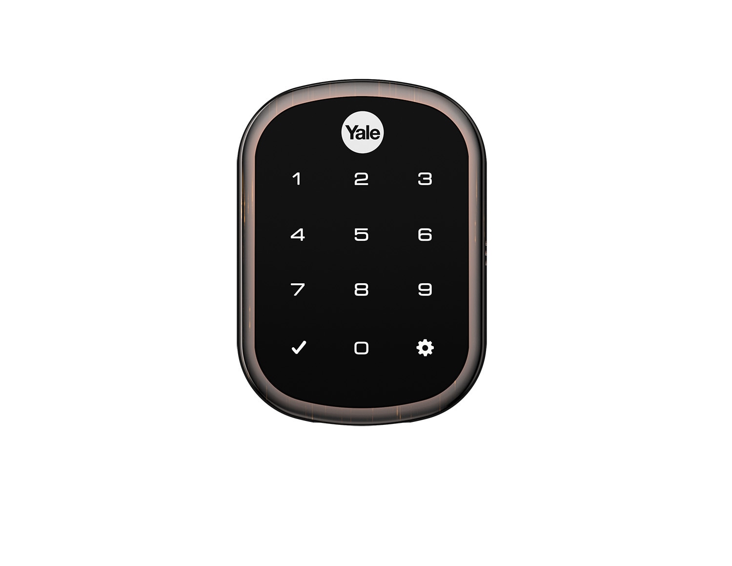 Yale Security Assure Lock Sl Deadbolt Oil Rubbed Bronze Us3 Electronic  Deadbolt Lighted Keypad Touchscreen Smart Lock in the Electronic Door Locks  department at