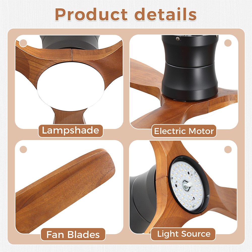 Sofucor LW-52K339-BK-HTM Ceiling-Fans - View #10