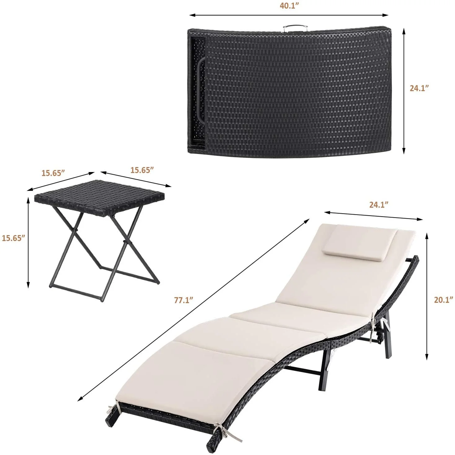 Vineego LS-TBTCBG Patio-Chairs - View #8