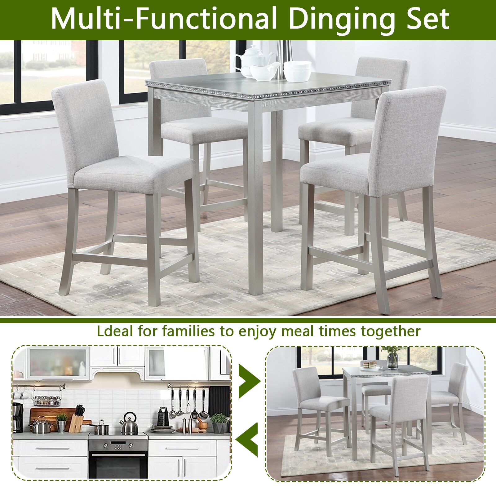 LOVMOR SF-X-W1998S00039 Dining-Tables - View #3