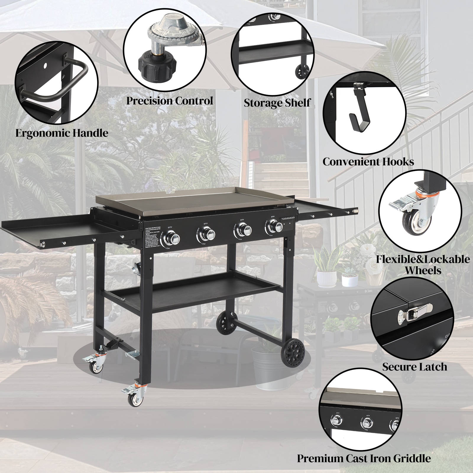 Winado LO1G57000692 Gas-Grill - View #6