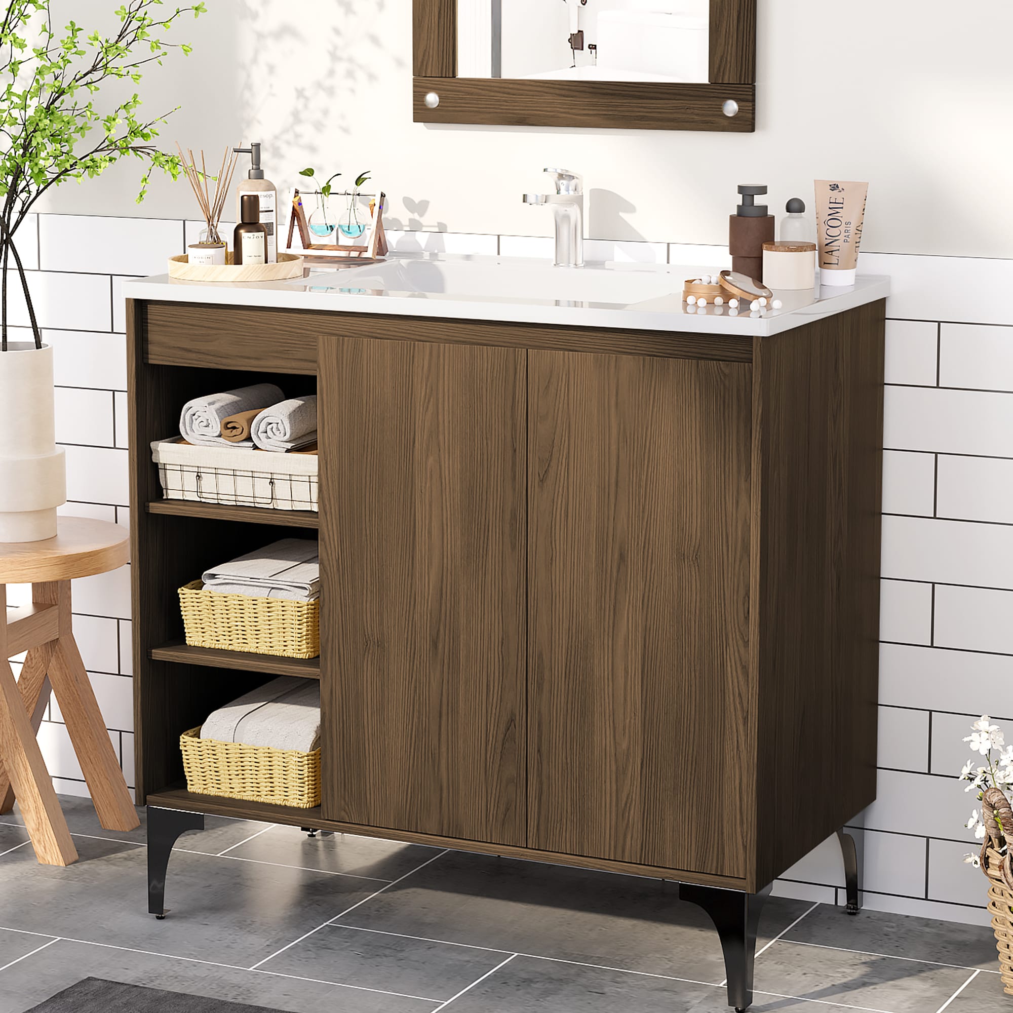 JEAREY JE-PFXGZ Bath-Vanity-Combo - View #2