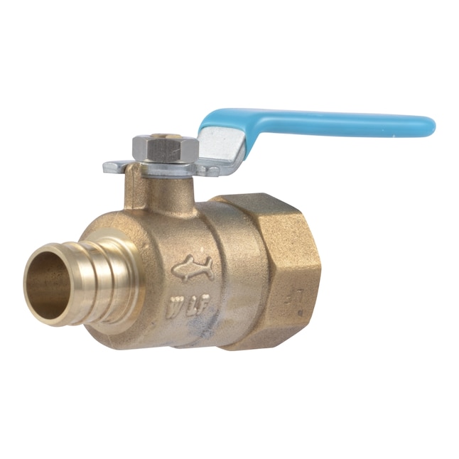 SharkBite Brass 3/4-in PEX Barb Ball Valve SharkBite Brass 3/4-in PEX Barb Ball Valve