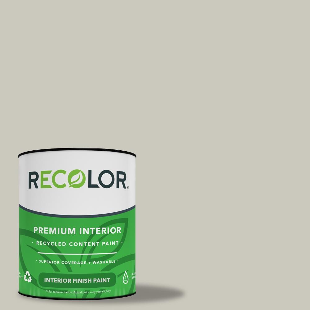 Recolor Paints RECPEWTERINT20 Eggshell Pewter Acrylic Interior Paint ( 1-gallon )