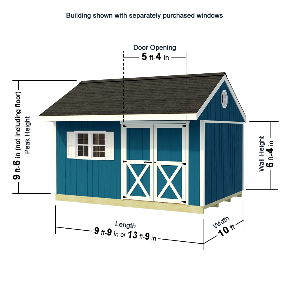 Best Barns NORTHWOOD1010 Wood-Storage-Buildings - View #7