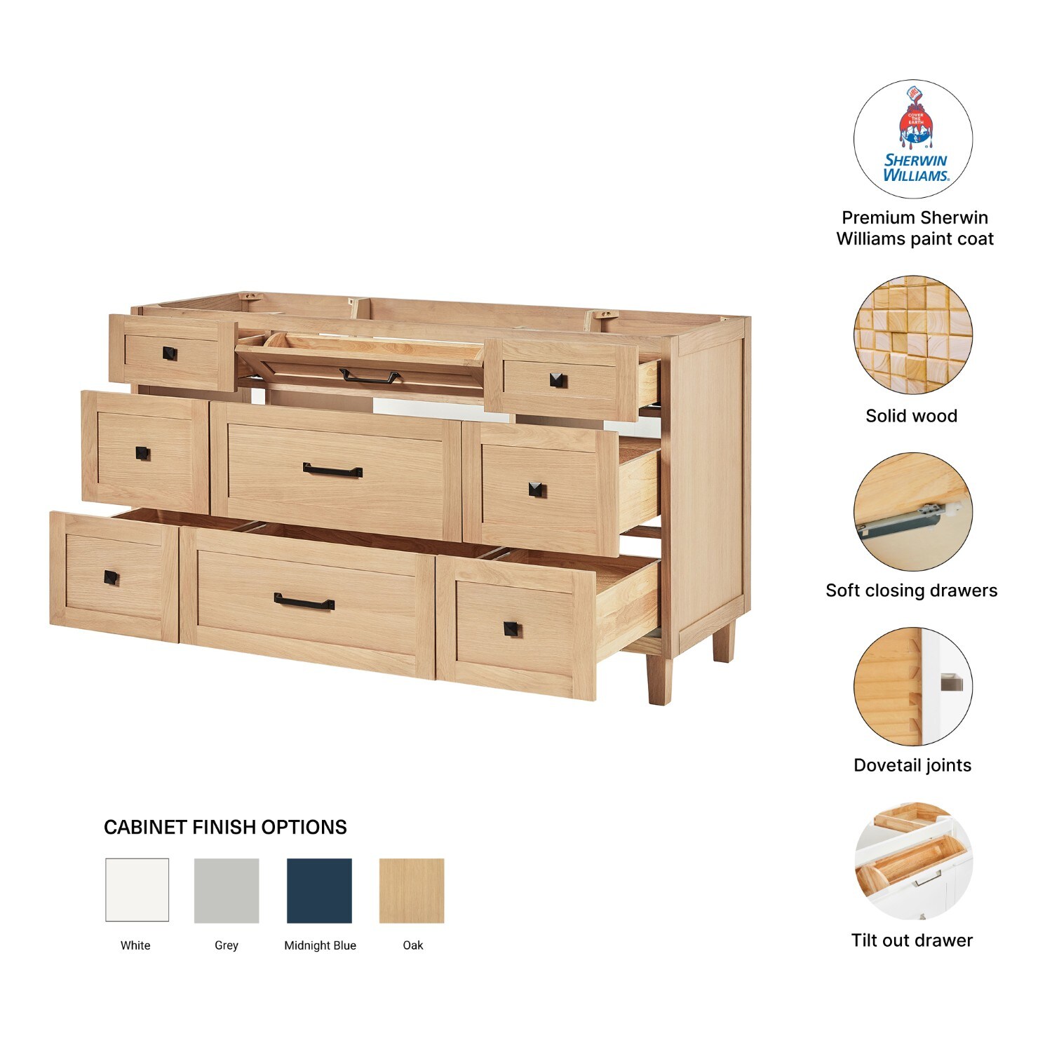 ARIEL B60-BC-WOA vanities - View #5