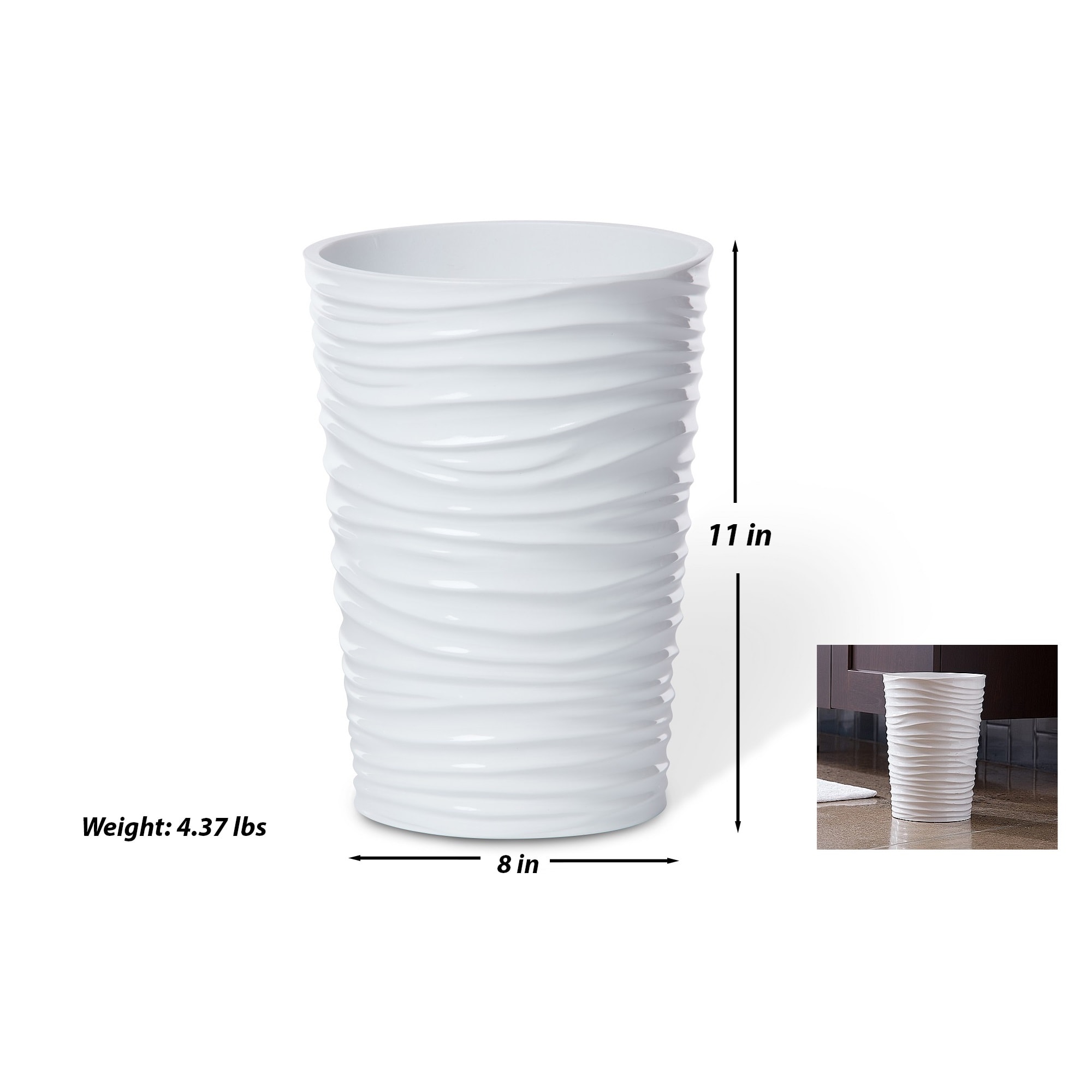 Roselli Trading Company BTS-01 wastebaskets - View #2