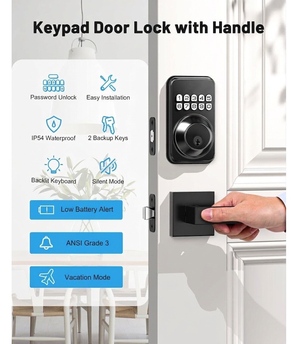 Ahfiwaso LAH0710H060 Electronic-Door-Locks - View #5