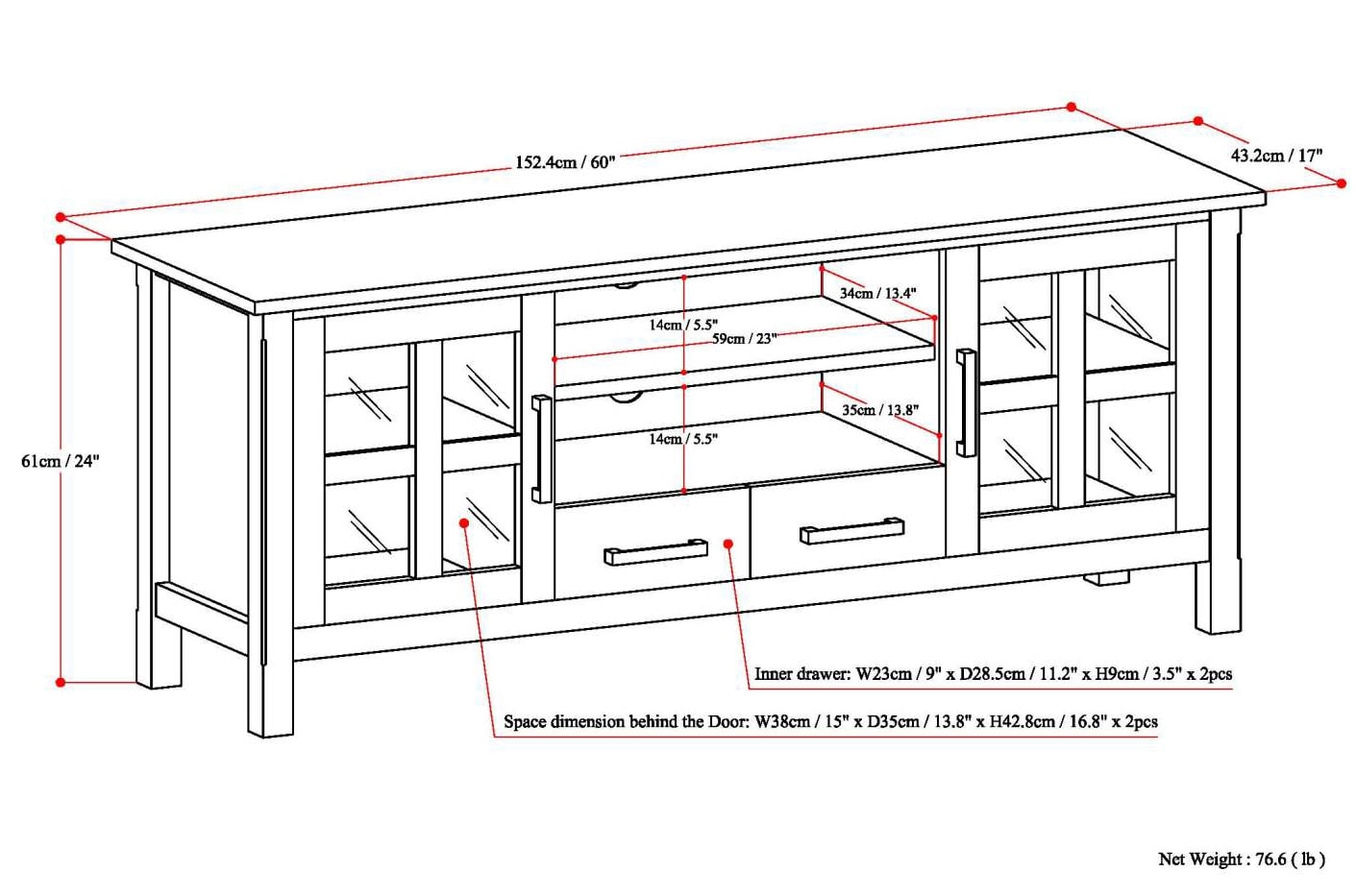 Simpli Home AXCRKIT60-HIC Tv-Stands - View #8