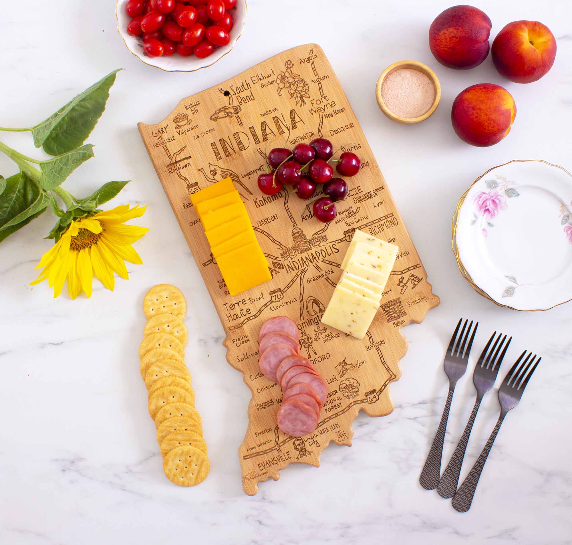 Totally Bamboo Destination Indiana Cutting Board - Thumbnail 5