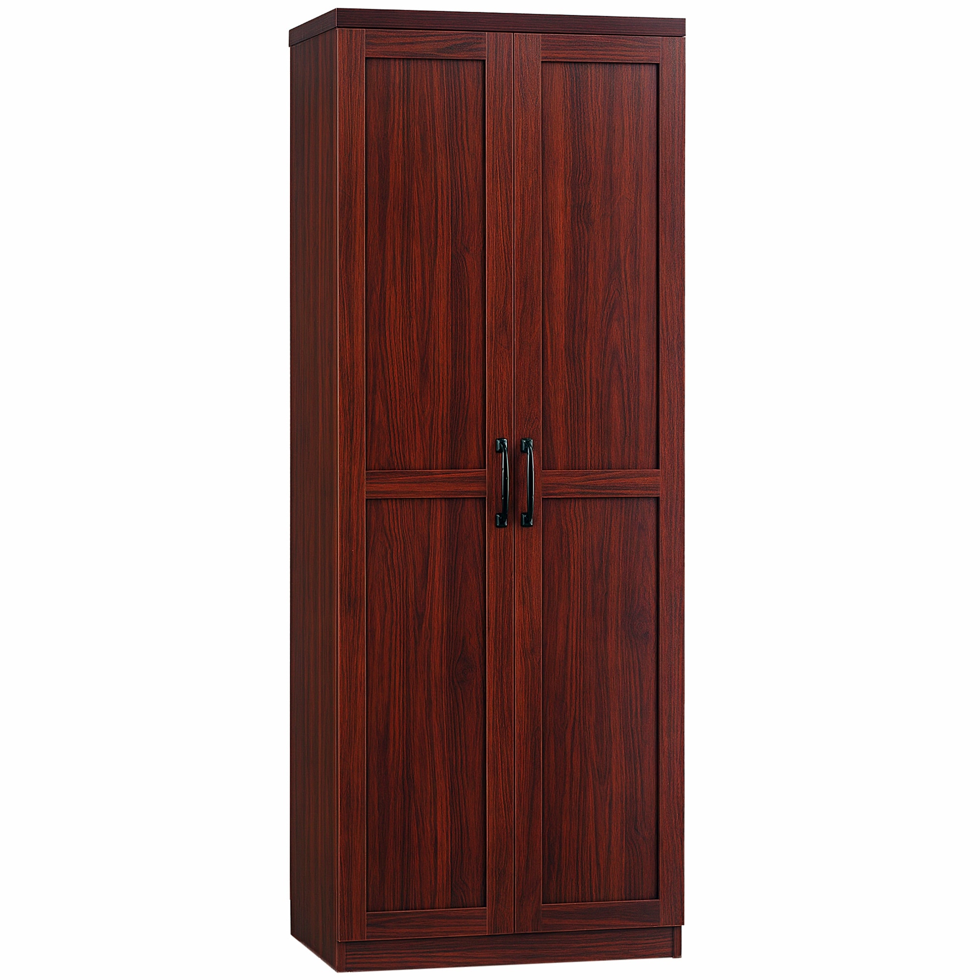 HomCom 835-540V81CF 63In 2 Doors Kitchen Pantry Freestanding Storage Cabinet with 5-tier Shelving and 2 Adjustable Shelves for Dining Room Espresso