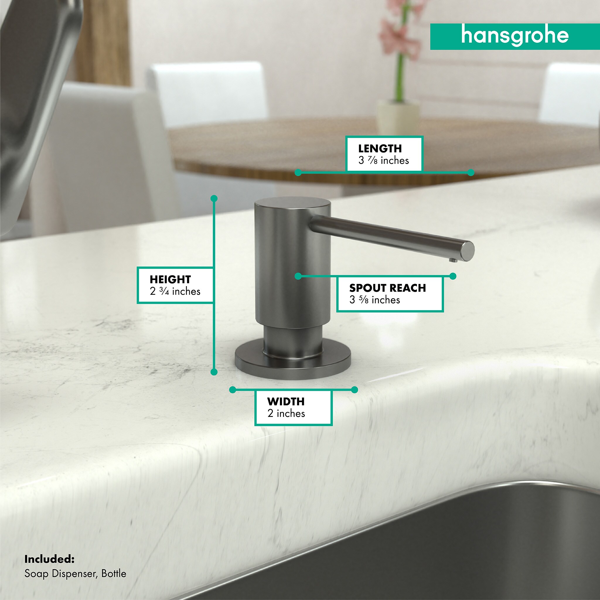 Hansgrohe 40438341 Soap-Lotion-Dispensers - View #3