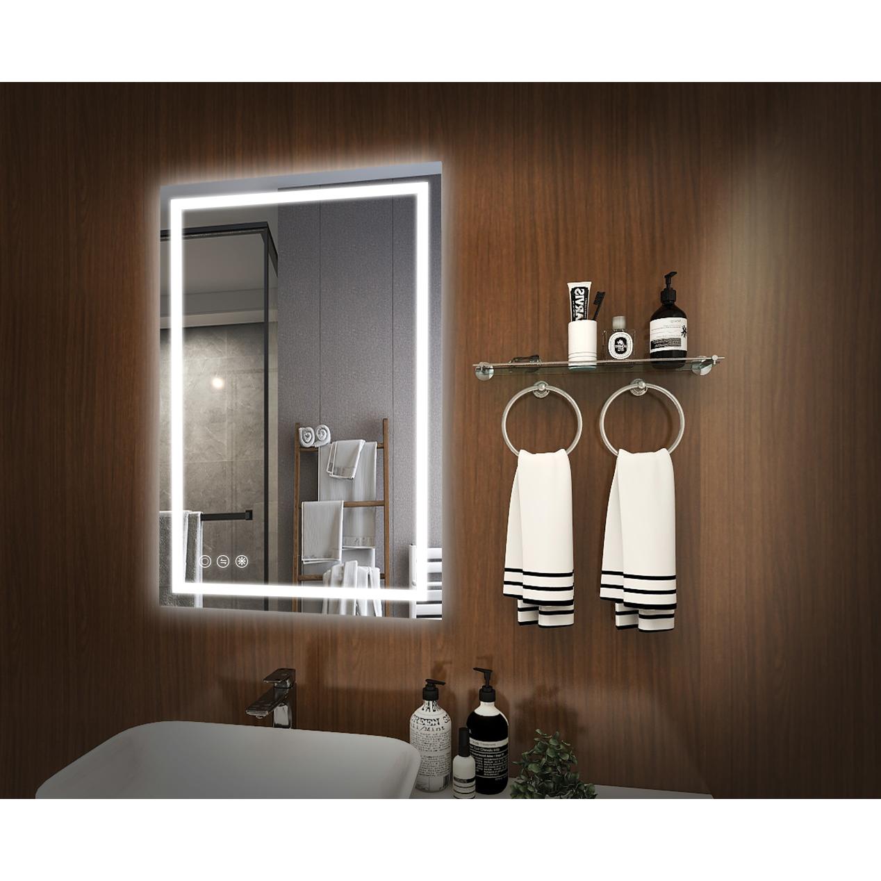 Bayfeve BFKF-2030D4-MIR Framed-Bath-Mirrors - View #4