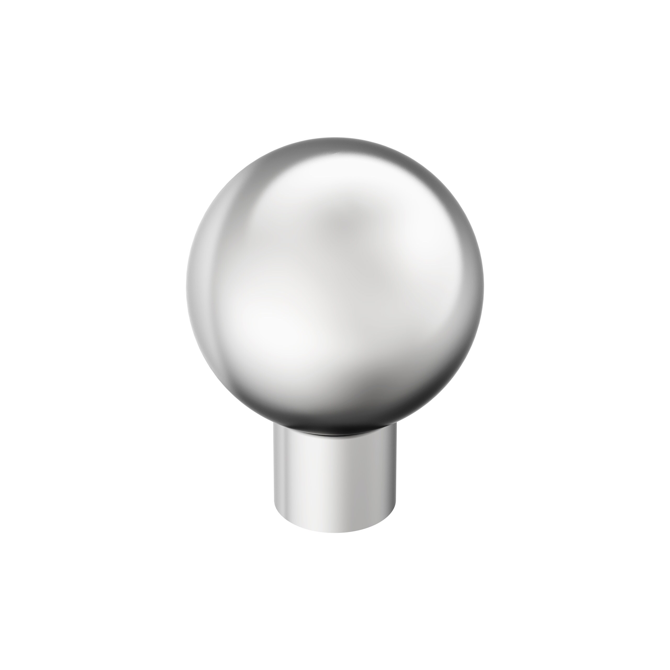 Amerock BP3766026 Coble 1-1/8-in Polished Chrome Round Transitional Cabinet Knob