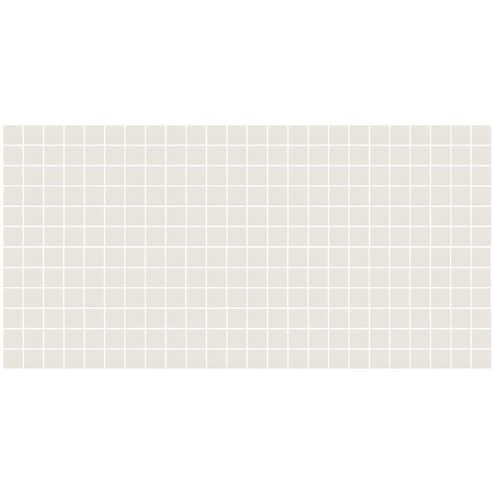 Unglazed Mosaics Ice White 12-in x 24-in Unglazed Porcelain Uniform Squares Floor and Wall Tile (24-sq. ft/ Carton) | - American Olean 0A2511GMS1P