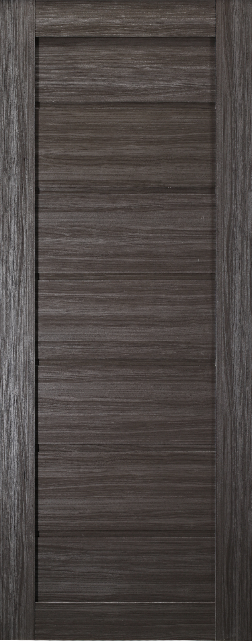 Belldinni 00000089680 Alda Gray Oak 24X 80 24-in x 80-in Dark gray Textured Solid core Prefinished Pine Wood Slab Door