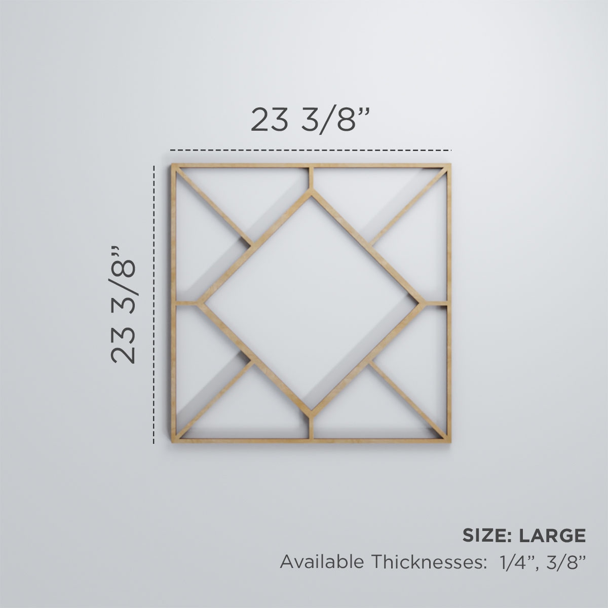 Ekena Millwork WALW24X24X0375HSNRO Wall-Panels - View #3