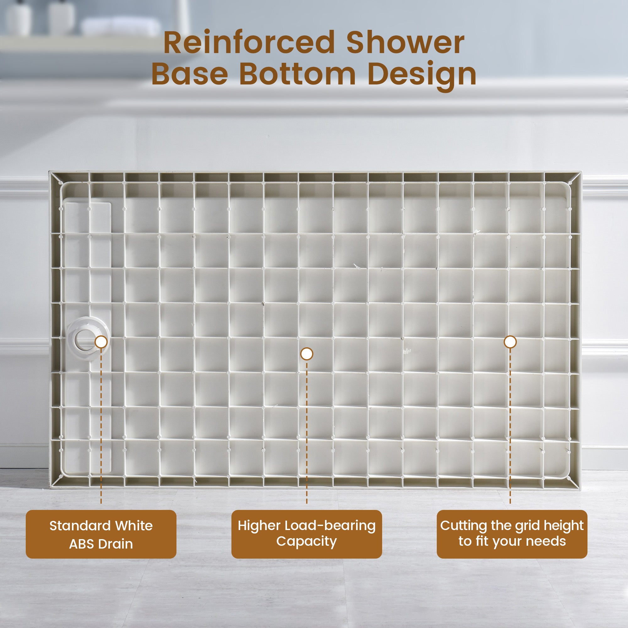 Boyel Living BLBR2501WH4836L Shower-Floors - View #8